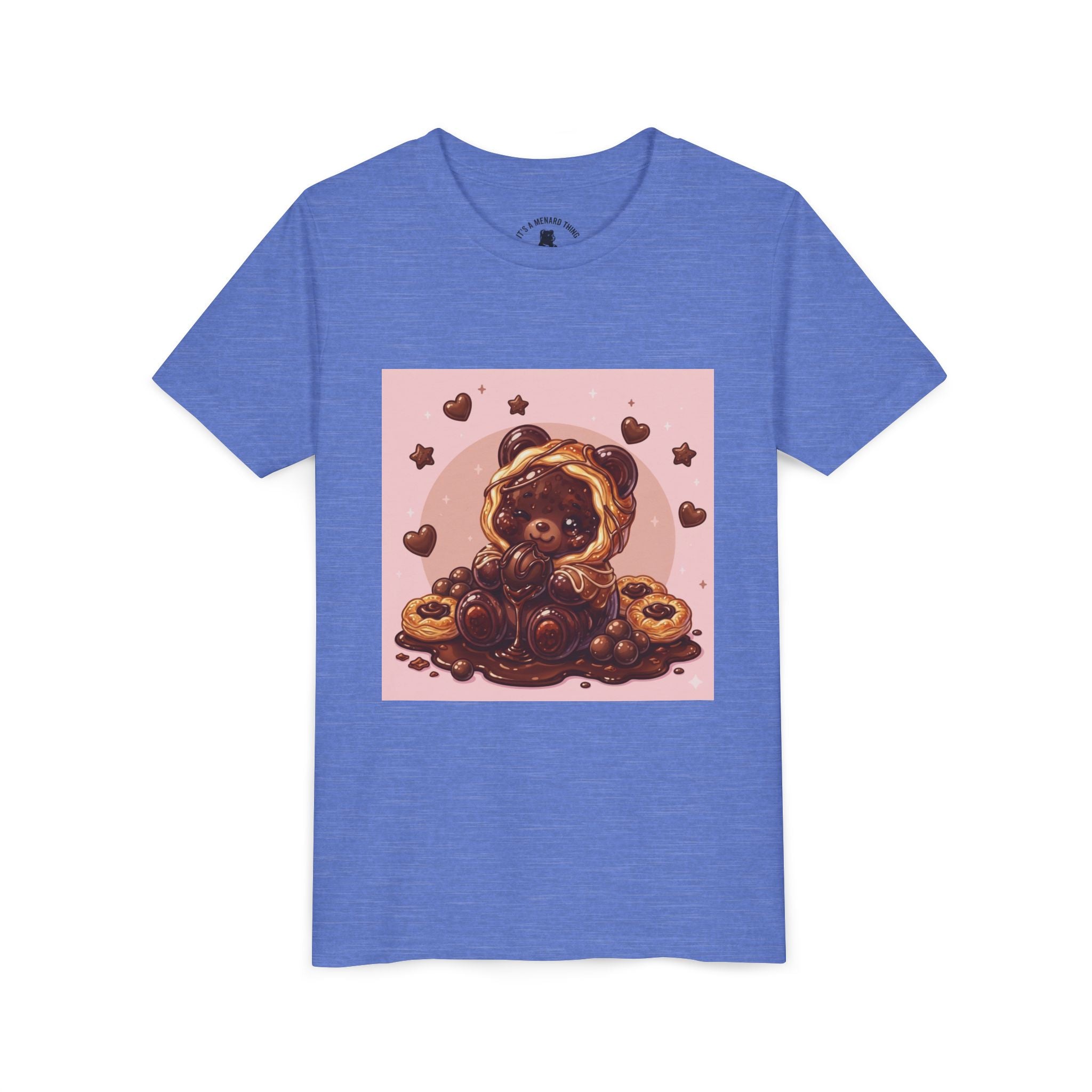 Chocolate Danish Gooey Gummy Bear Cute Kids Shirt