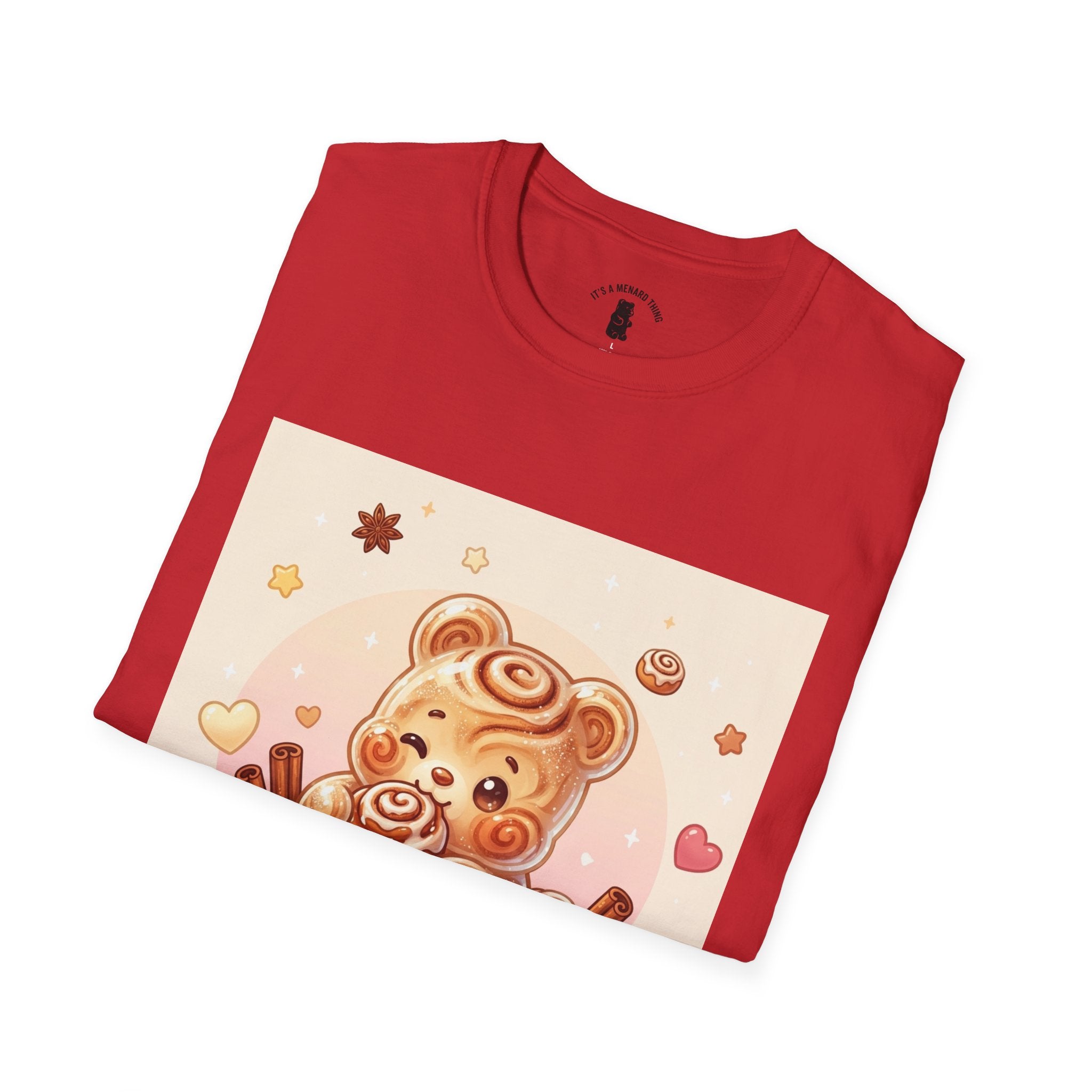 Warm Fresh Baked Cinnamon Rolls, Frosted Gooey Gummy Bears — Cute Cozy Graphic Tee