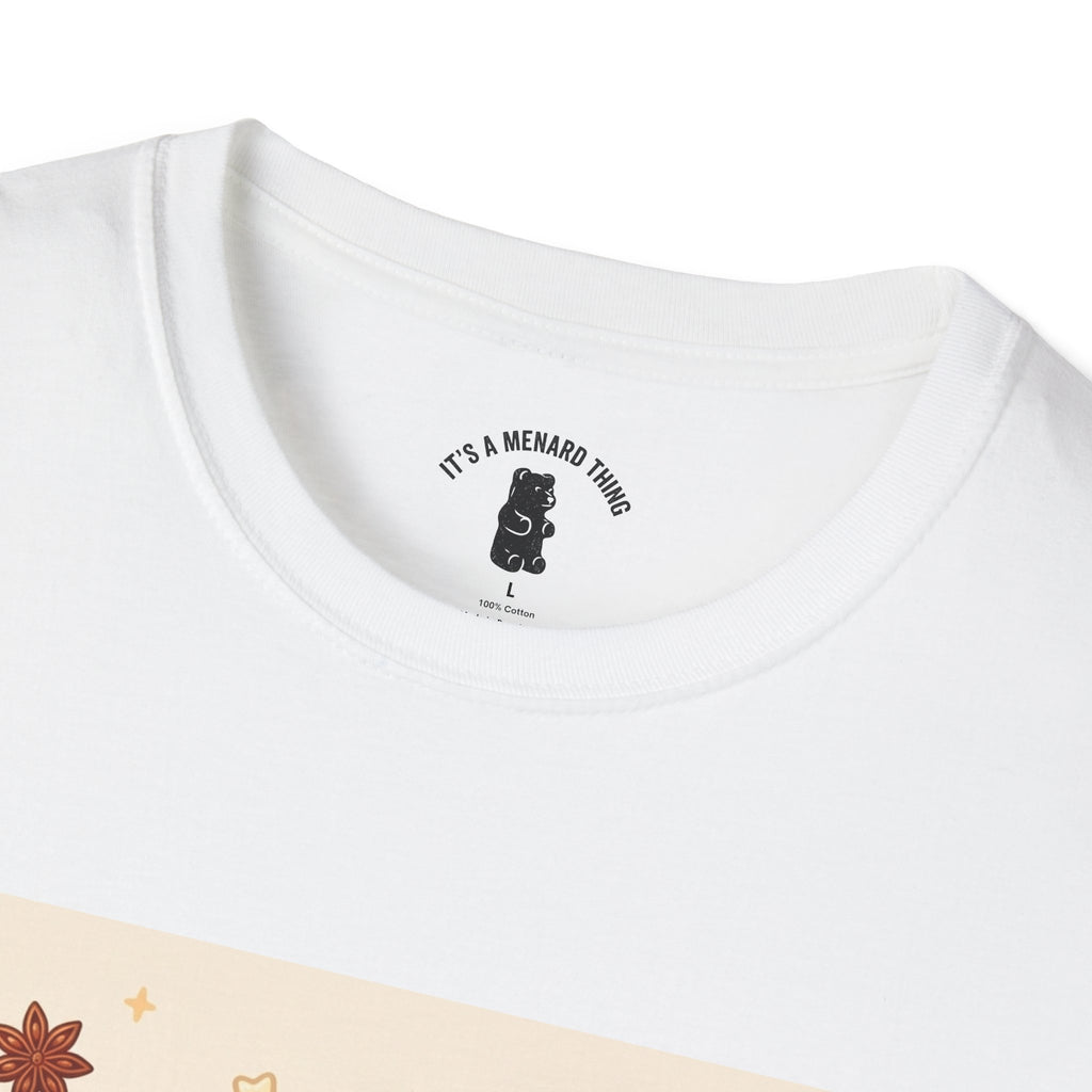 Warm Fresh Baked Cinnamon Rolls, Frosted Gooey Gummy Bears — Cute Cozy Graphic Tee