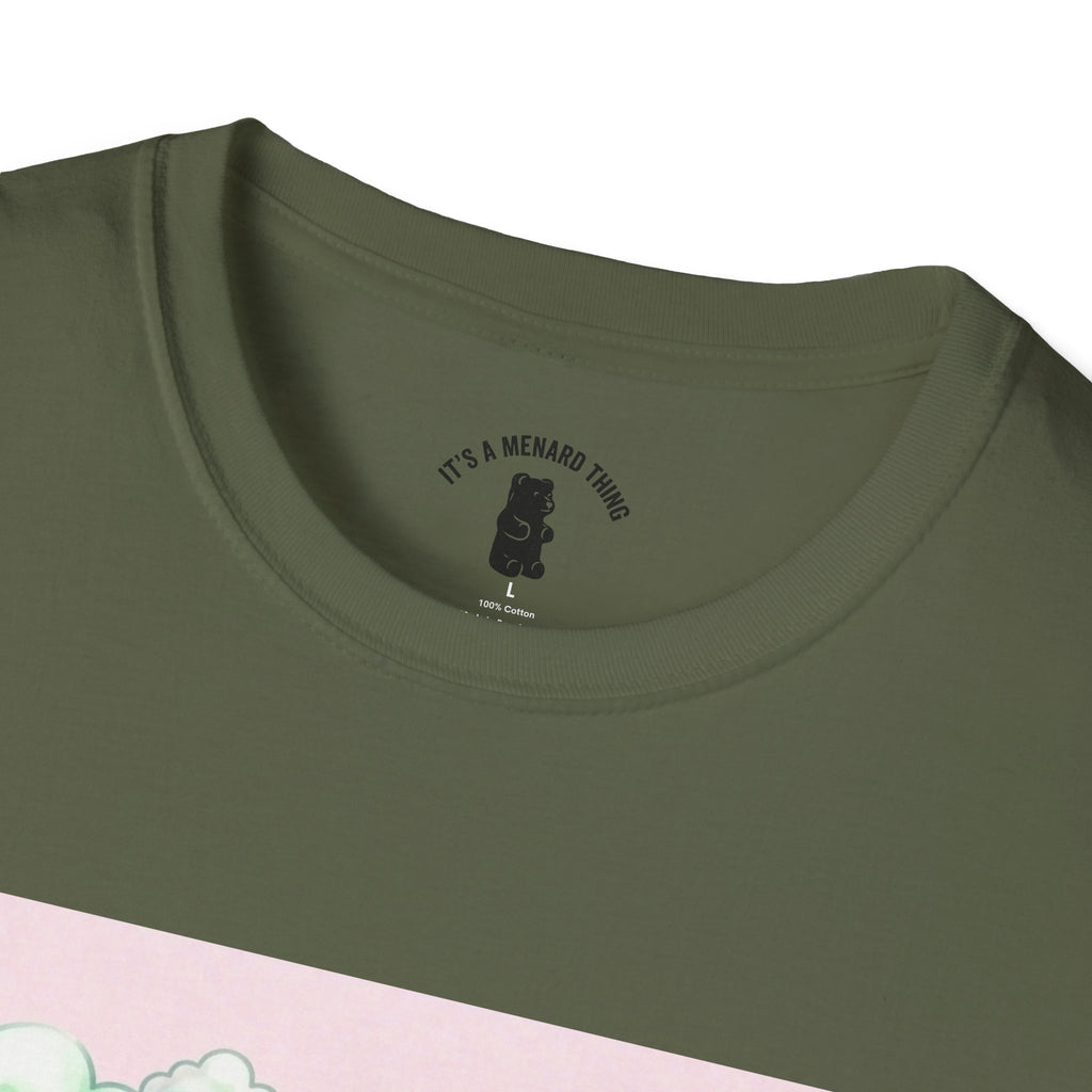 Green Teddy Bear Nature Tee — Cute Eco-Garden Graphic T-Shirt