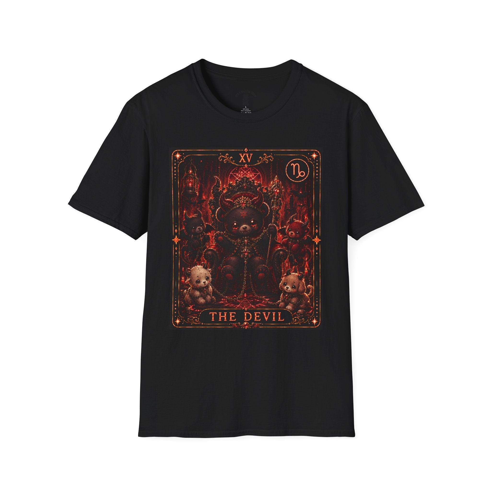 The Devil Tarot Card Oozy Bear Friend Special Addition- Graphic Shirt