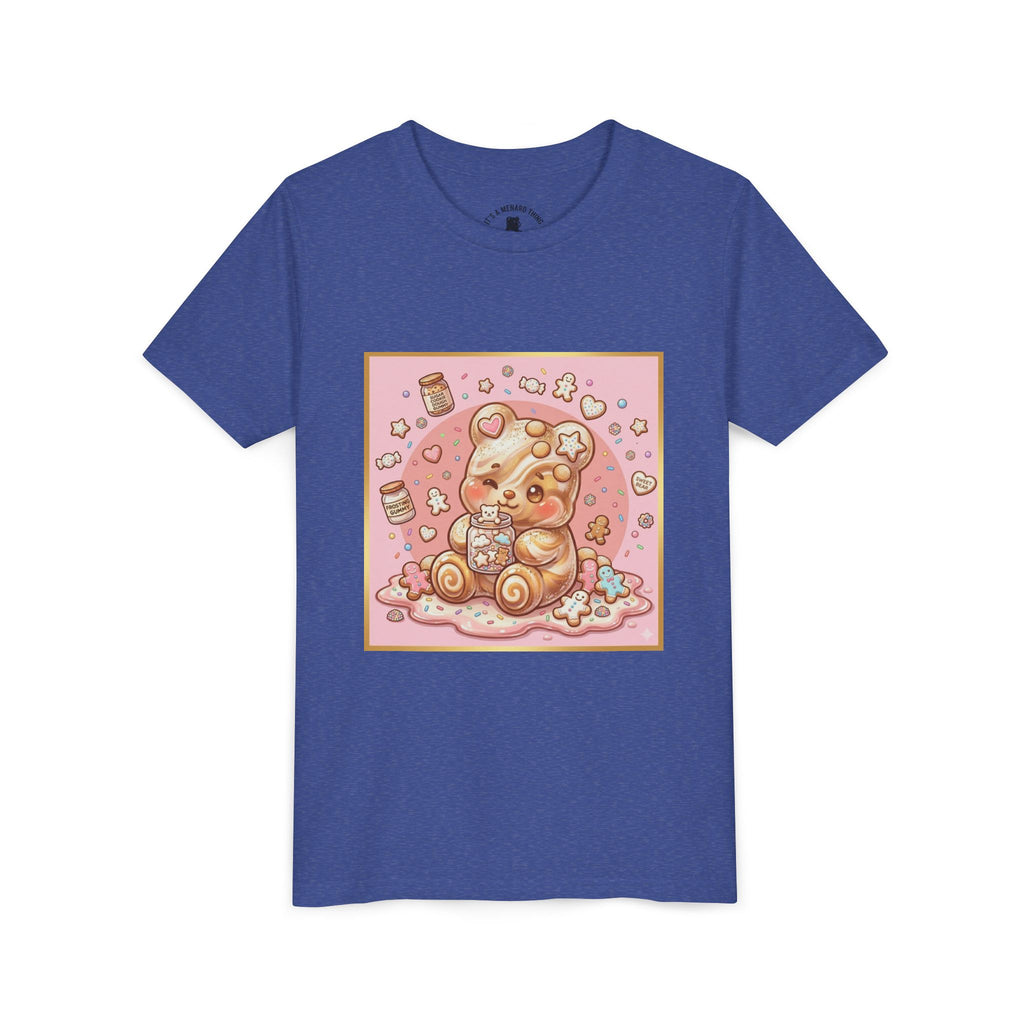 Sugar Frosted Holiday Cookie Gooey Gummy Bear Youth T-Shirt