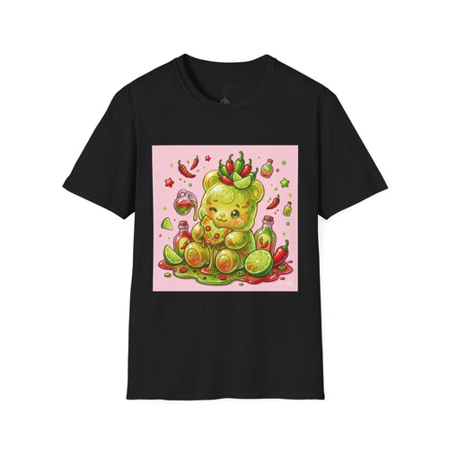 Adorable sweet Chili Lime, Exotic Gooey Gummy Bear— Kawaii Graphic T-Shirt