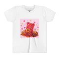 Cherry & Pineapple Gooey Gummy Bear Heart Graphic Youth T-Shirt