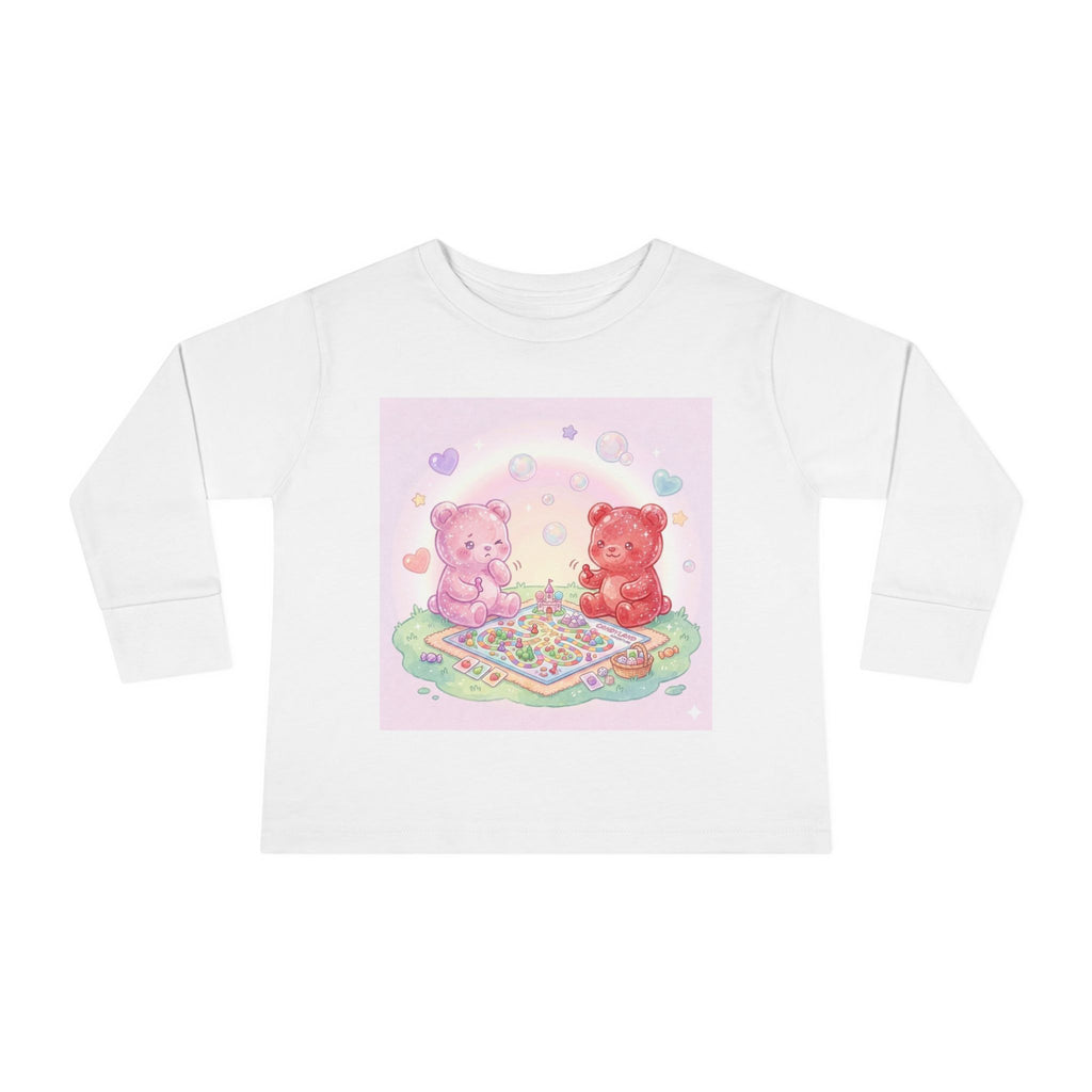 Playdate Board Games, Oozy Bear Friends- Graphic Long Sleeve Shirt