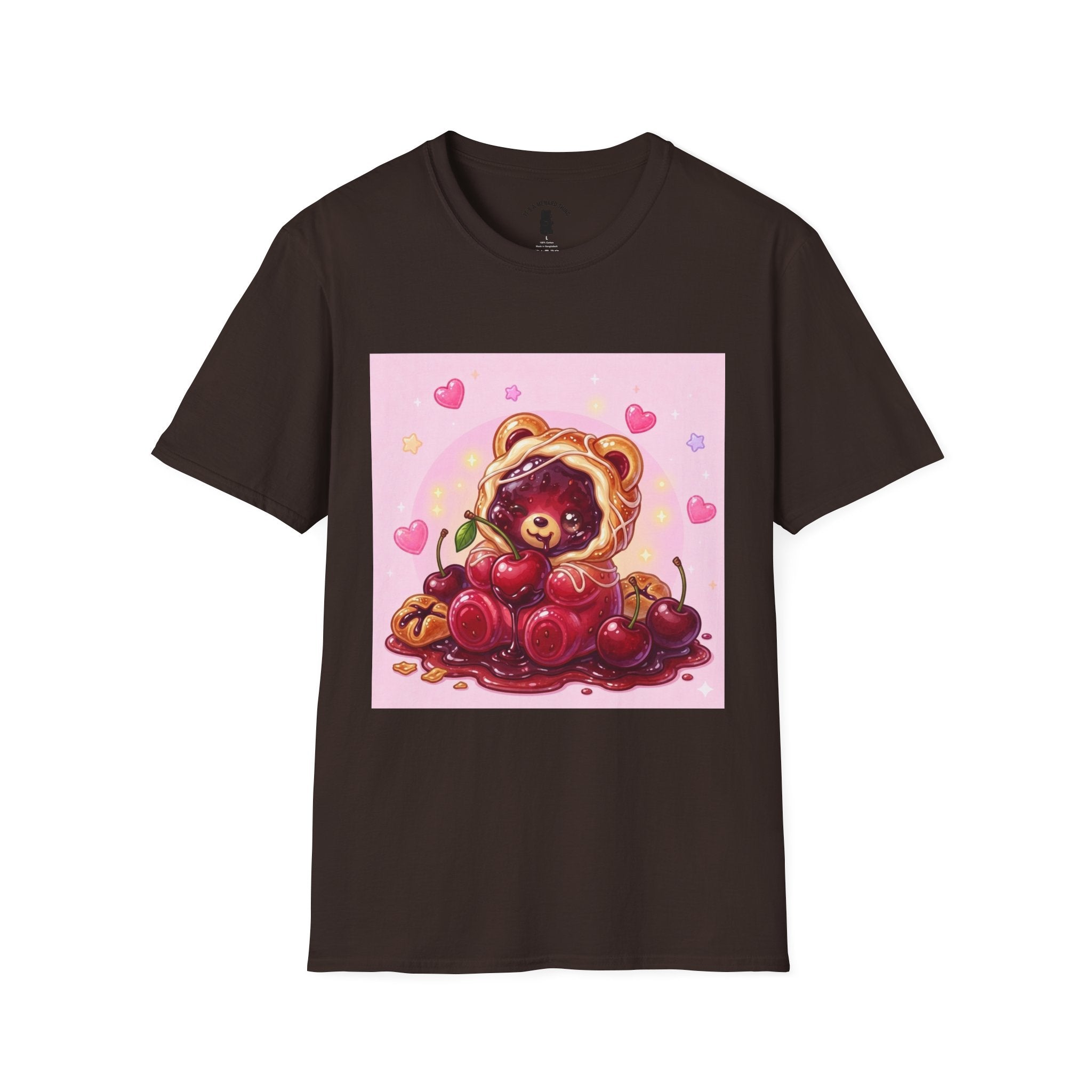 Cherry ripe Danish Gooey Gummy Bear— Kawaii Graphic Tee