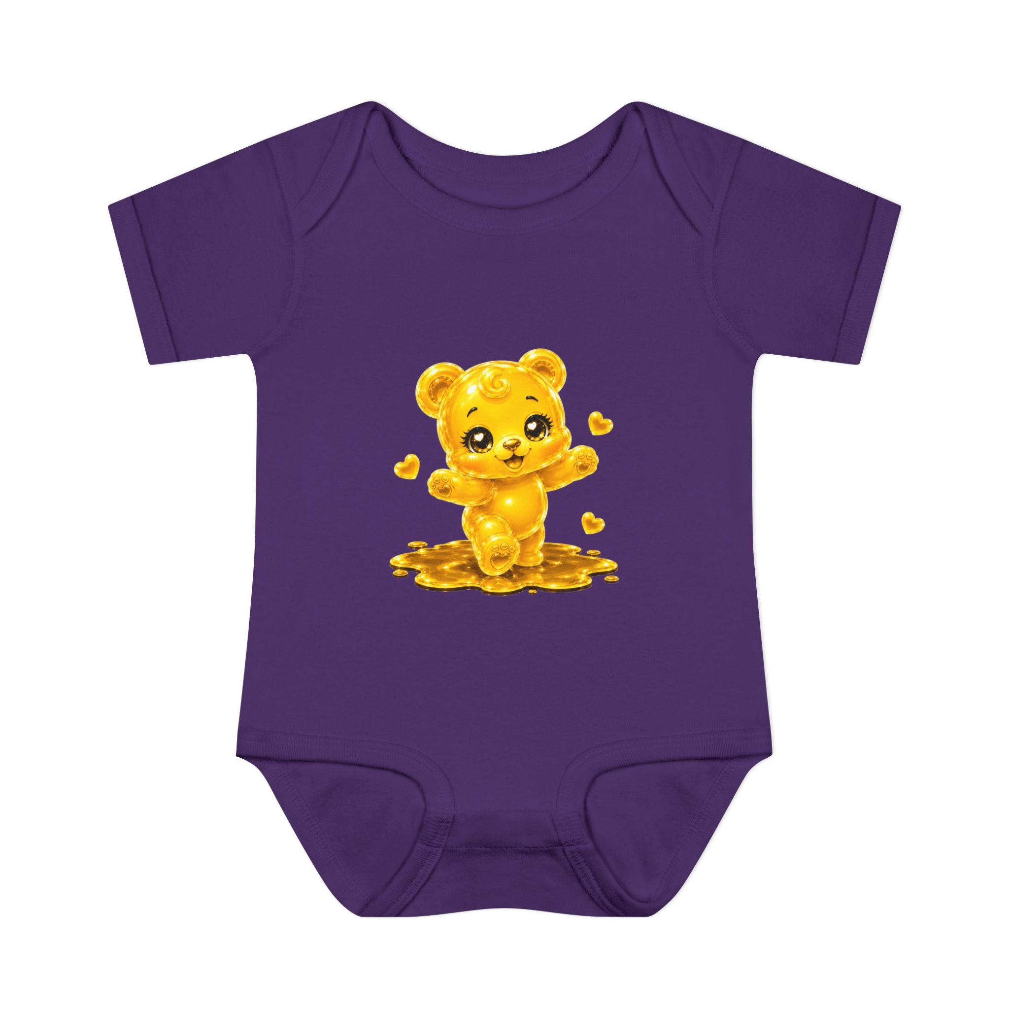 Baby Golden Oozy Gummy Bears First Steps, Cutie Addition- Graphic Onesie