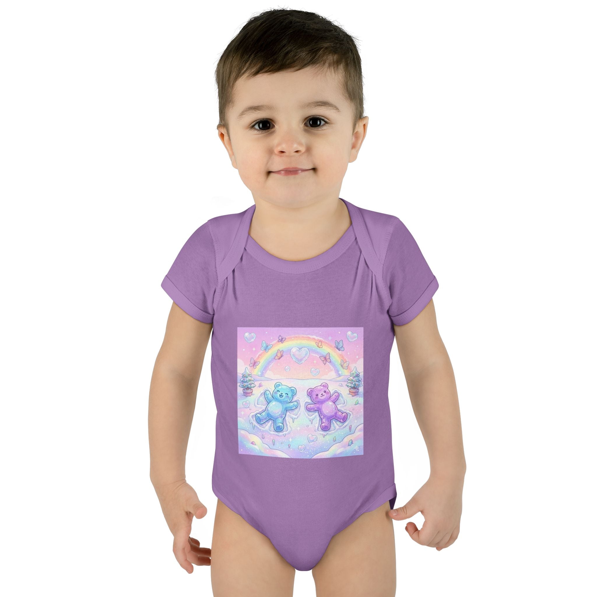 Twin Snow Angel Gooey Gummy Bears Infant Bodysuit — Cute Baby Onesie