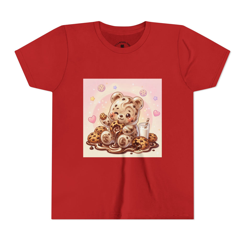 Cookies & Milk Gooey Fudge Gummy Bear Graphic Shirt