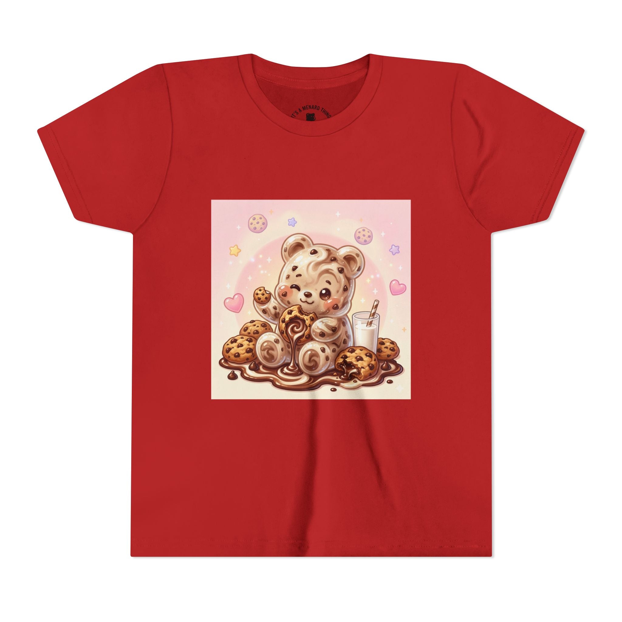 Cookies & Milk Gooey Fudge Gummy Bear Graphic Shirt