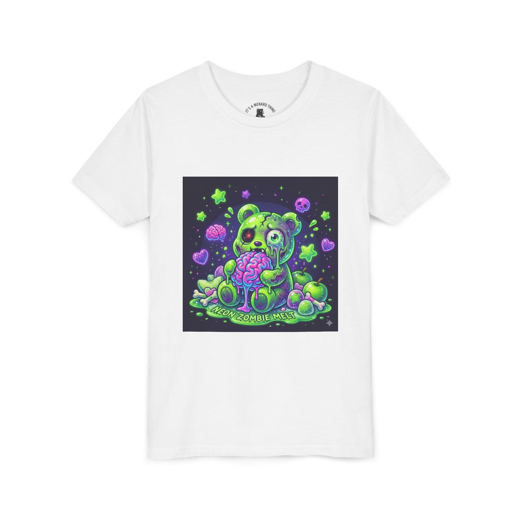 Neon Zombie Gooey Gummy Bear Graphic Tee