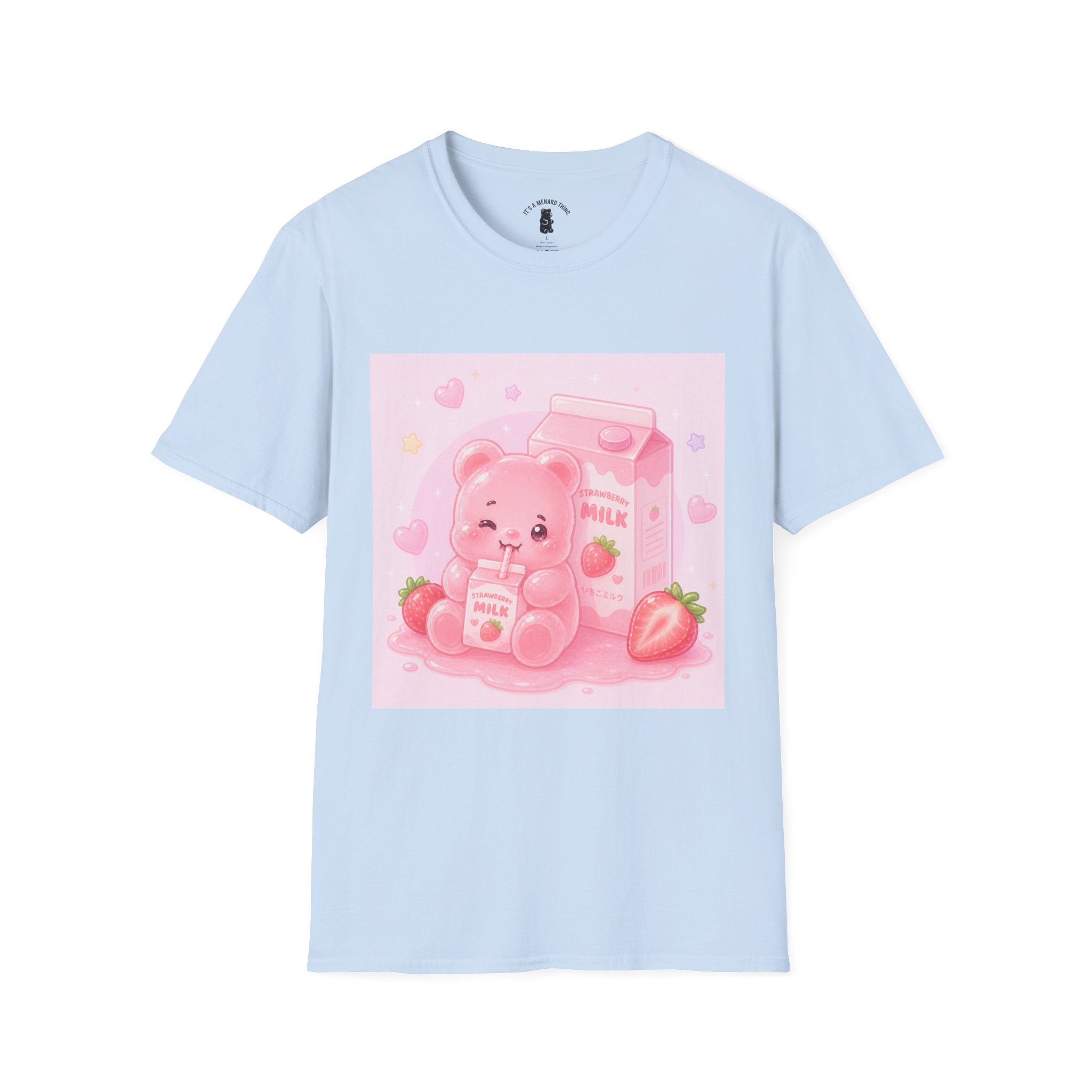 Strawberry Milk Gooey Gummy Bear T-Shirt