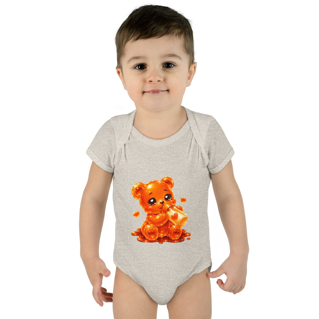 Snack Time, Oozy Baby Gummy Bear Cutie Special Addition- Graphic Onesie