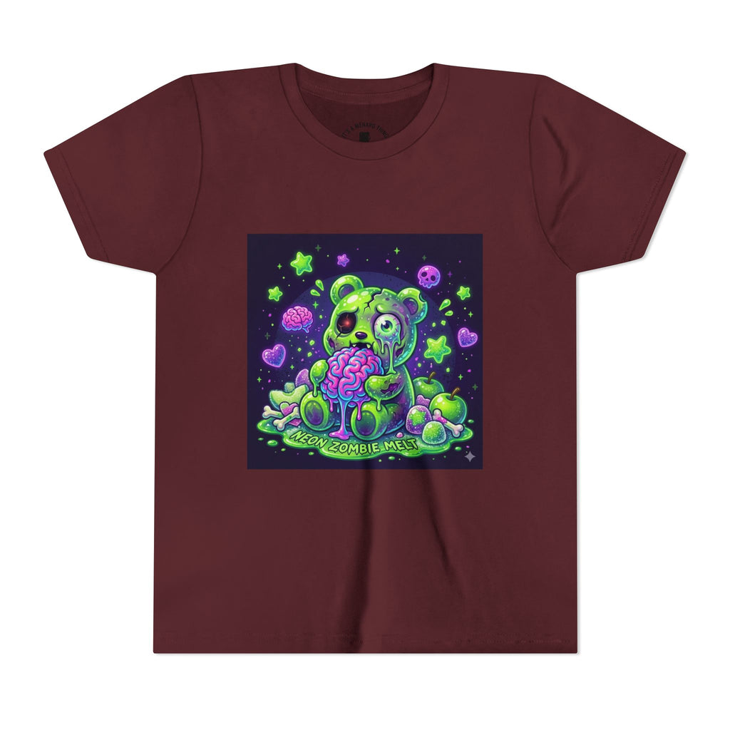 Neon Zombie Gooey Gummy Bear Graphic Tee