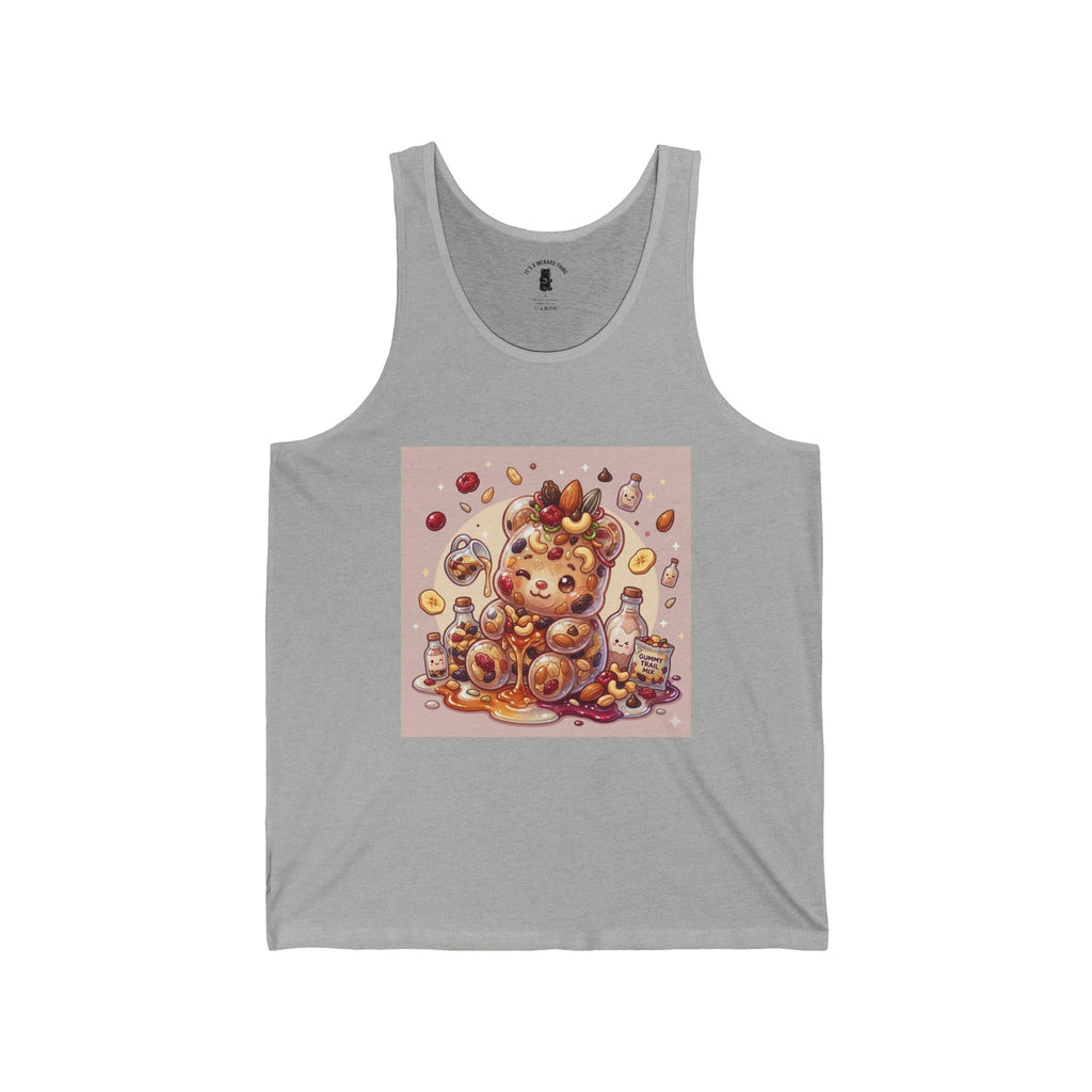 Sweet Yet Simple Trail Mix, Exotic Gooey Gummy Bear — Adorable Graphic Tank Top