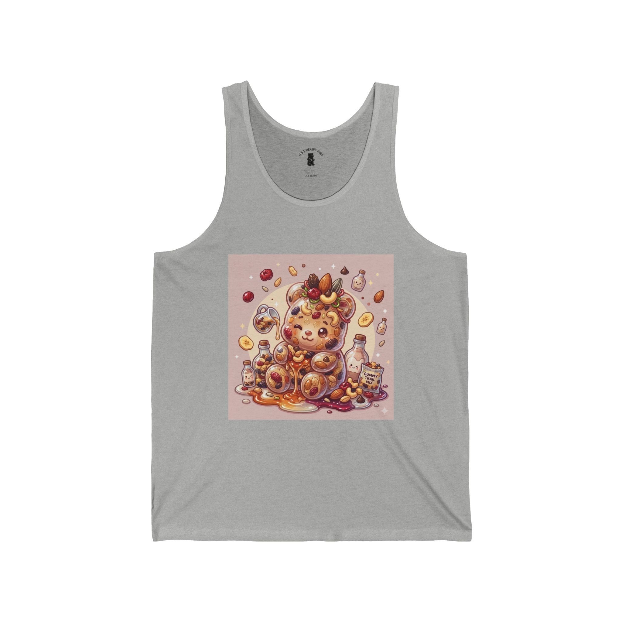 Sweet Yet Simple Trail Mix, Exotic Gooey Gummy Bear — Adorable Graphic Tank Top