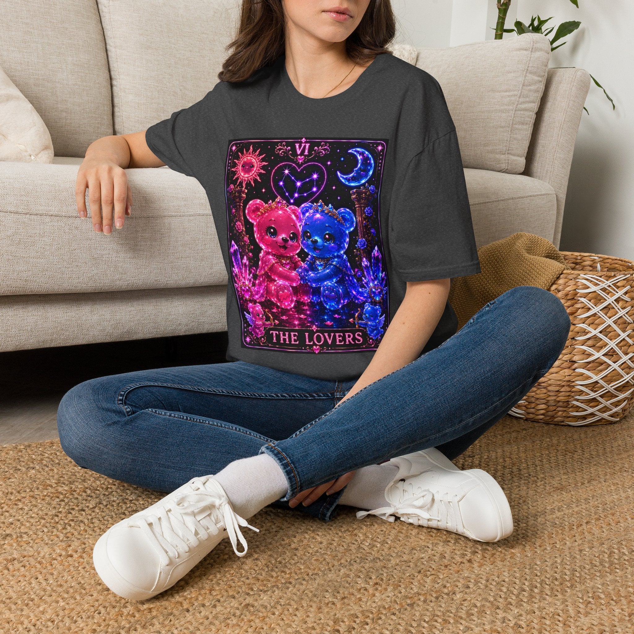 The Lovers Tarot Card Oozy Gummy Bear Special Addition- Graphic Shirt