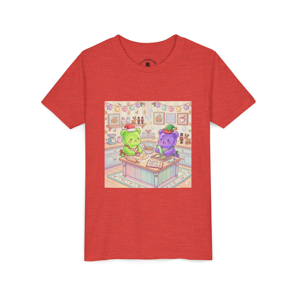 Gooey Gummies making Holiday Cookies T‑Shirt — Cute Pastel Kitchen Baking Design