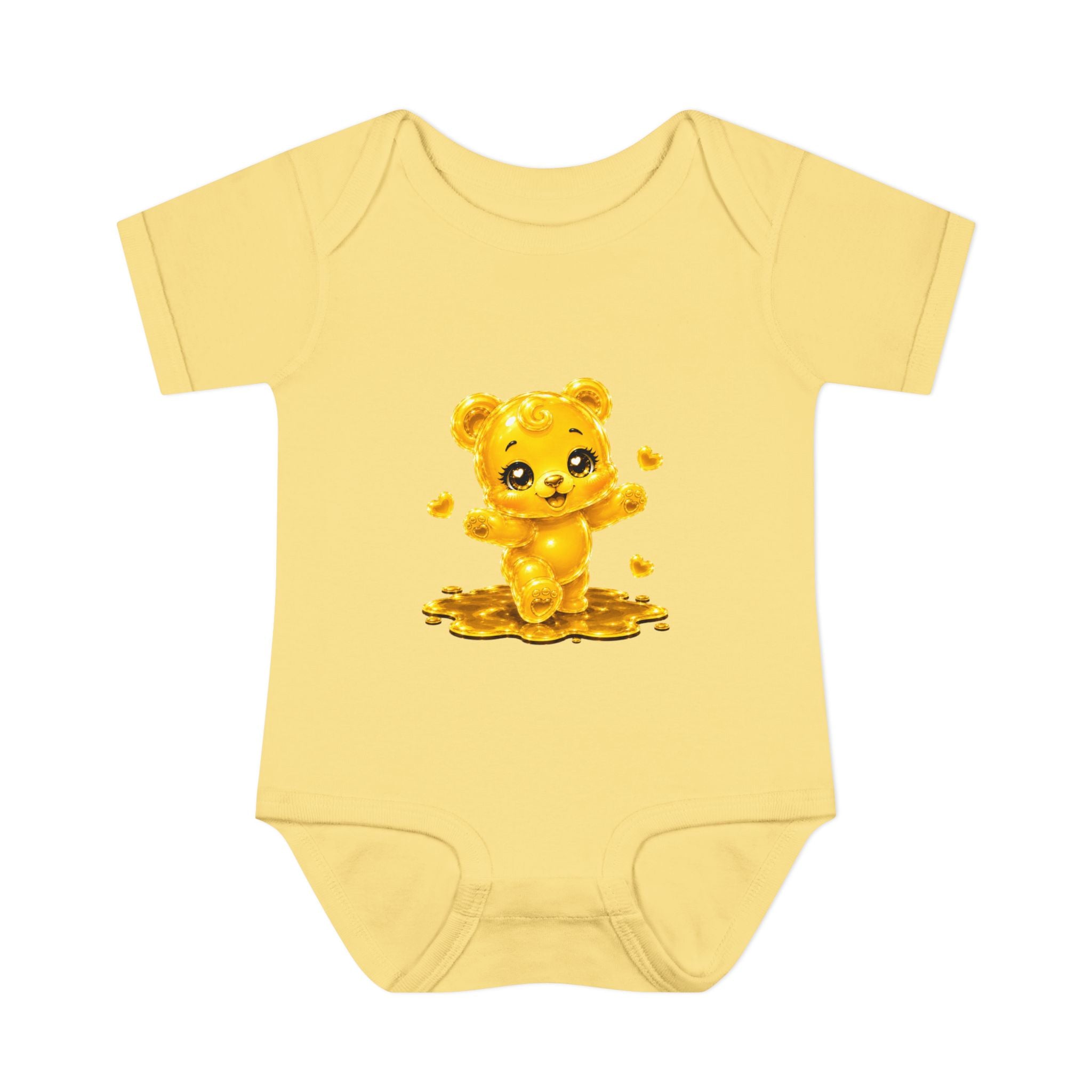 Baby Golden Oozy Gummy Bears First Steps, Cutie Addition- Graphic Onesie