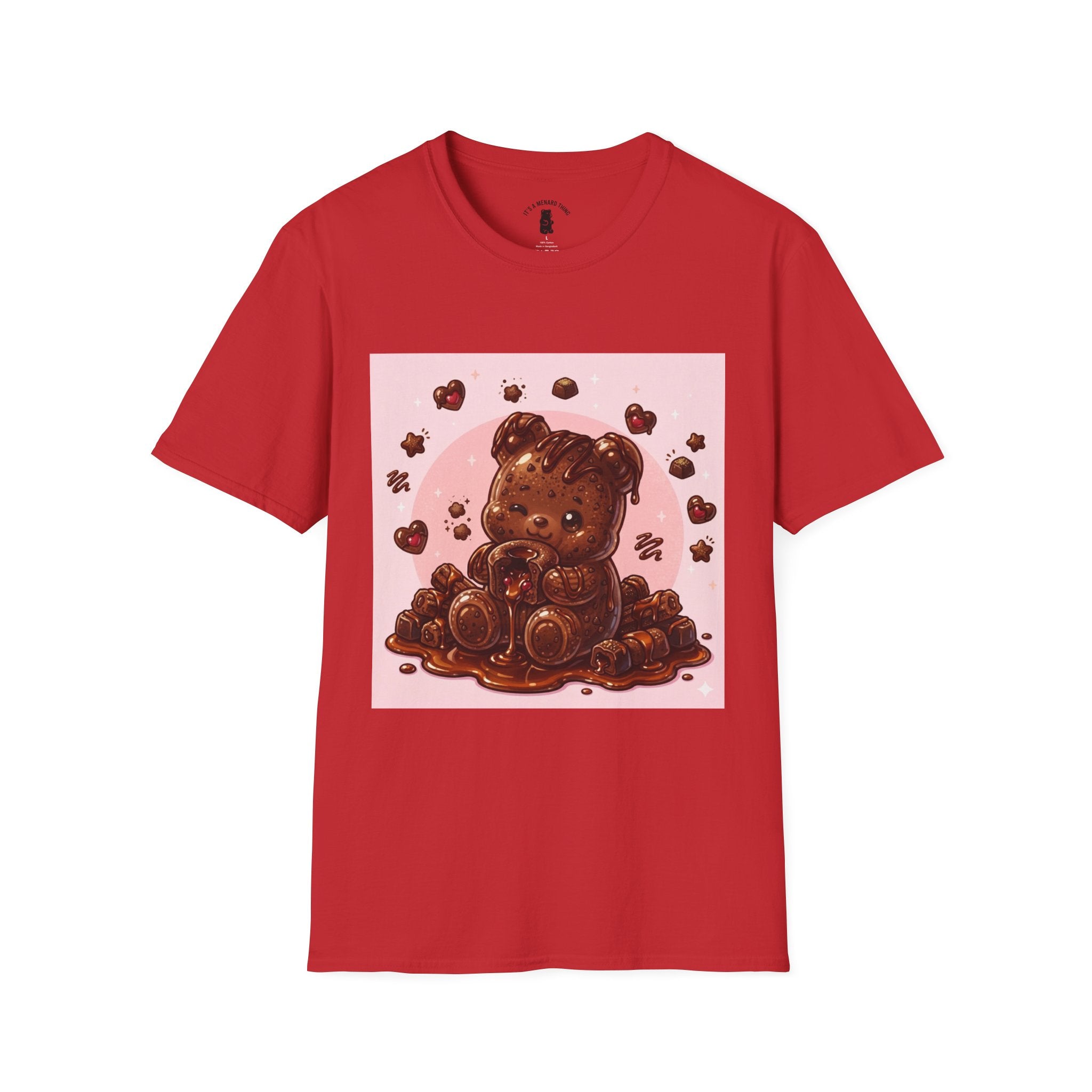 Chocolate Molten Lava Cake Gooey Gummy Bear — Cute Graphic Tee