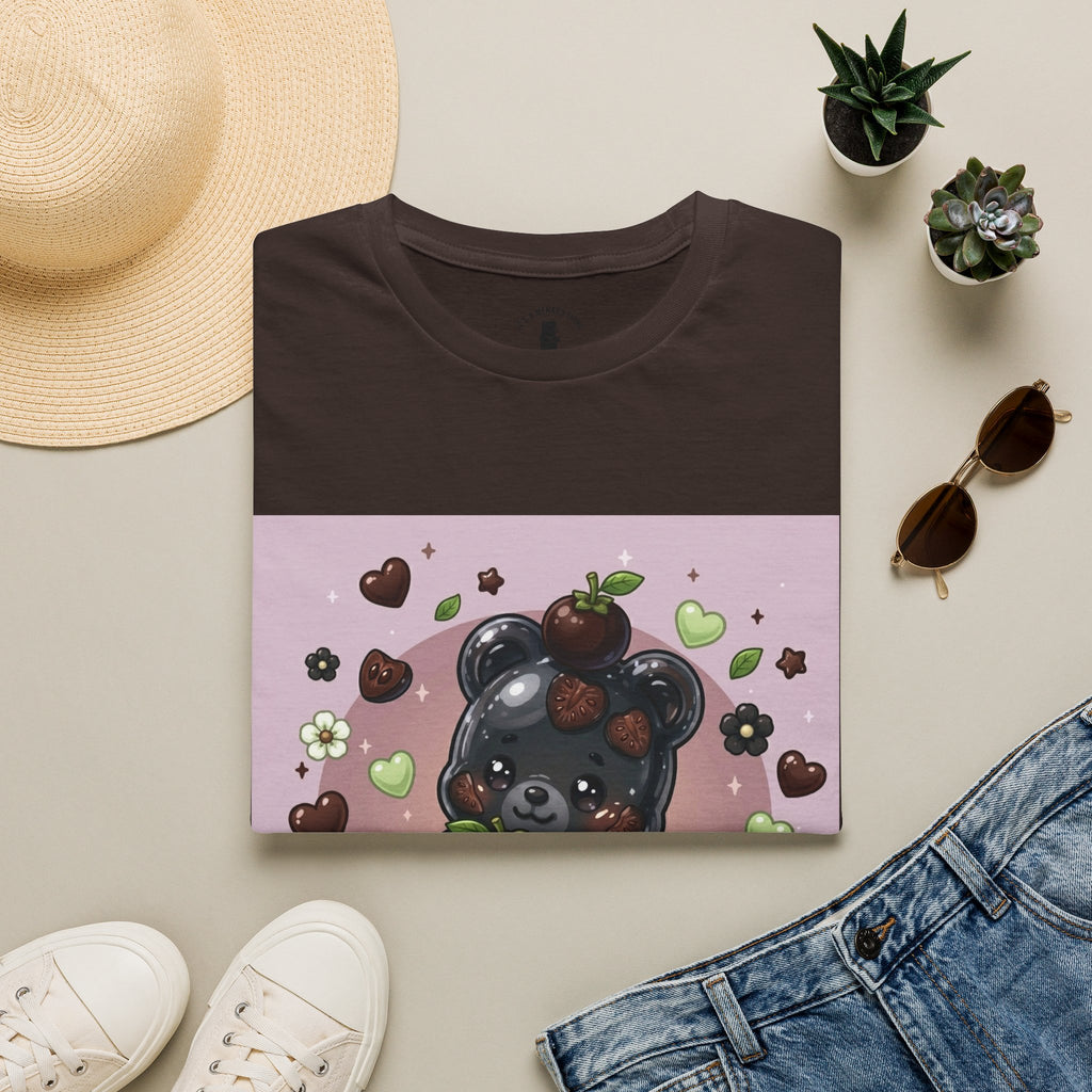 Special Black Sapote Fruit, Exotic Oozy Gummy Bear — Kawaii Graphic Shirt