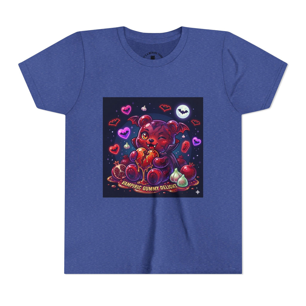 Halloween Vampire Gooey Gummy Bear - Cute Goth Heart Graphic Shirt