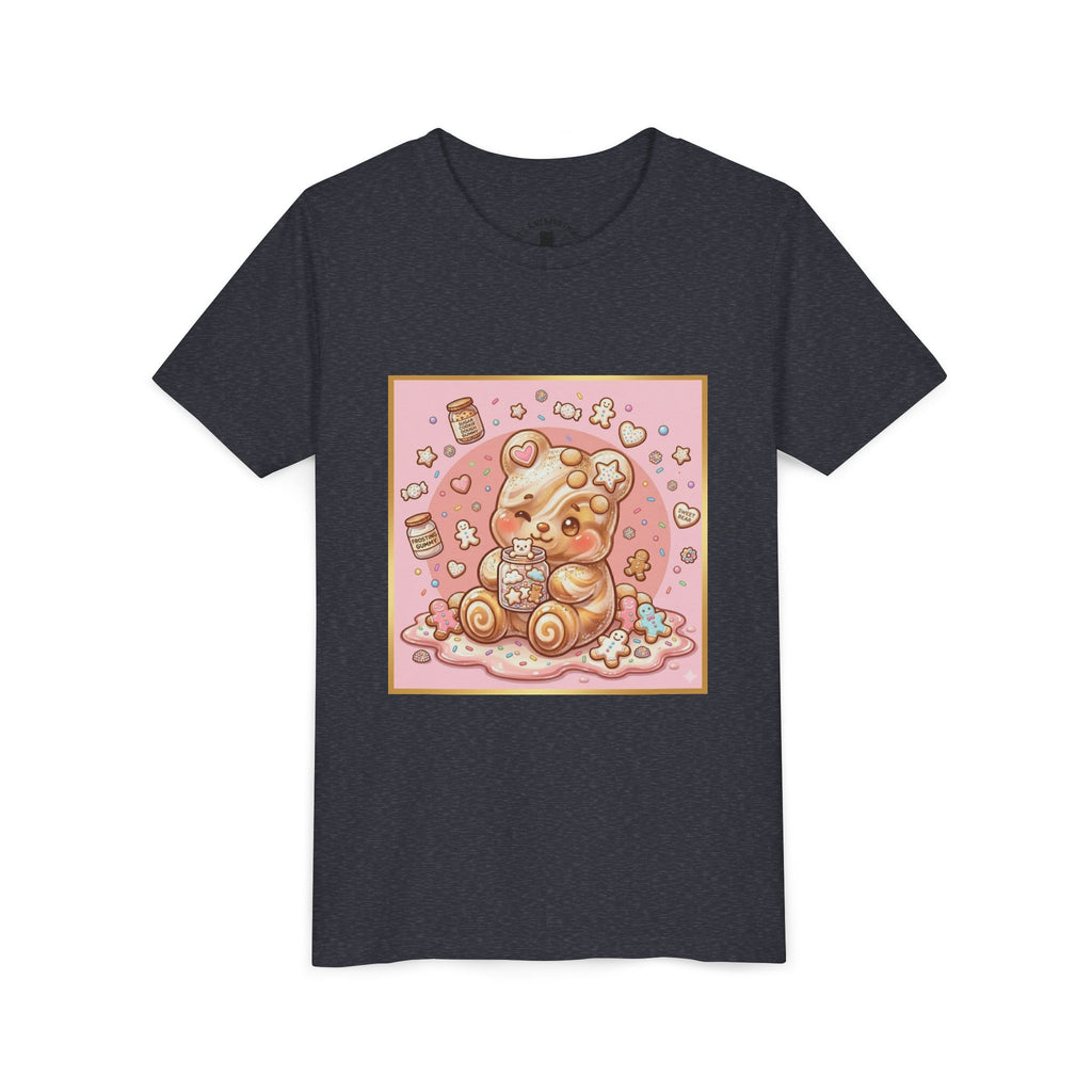 Sugar Frosted Holiday Cookie Gooey Gummy Bear Youth T-Shirt