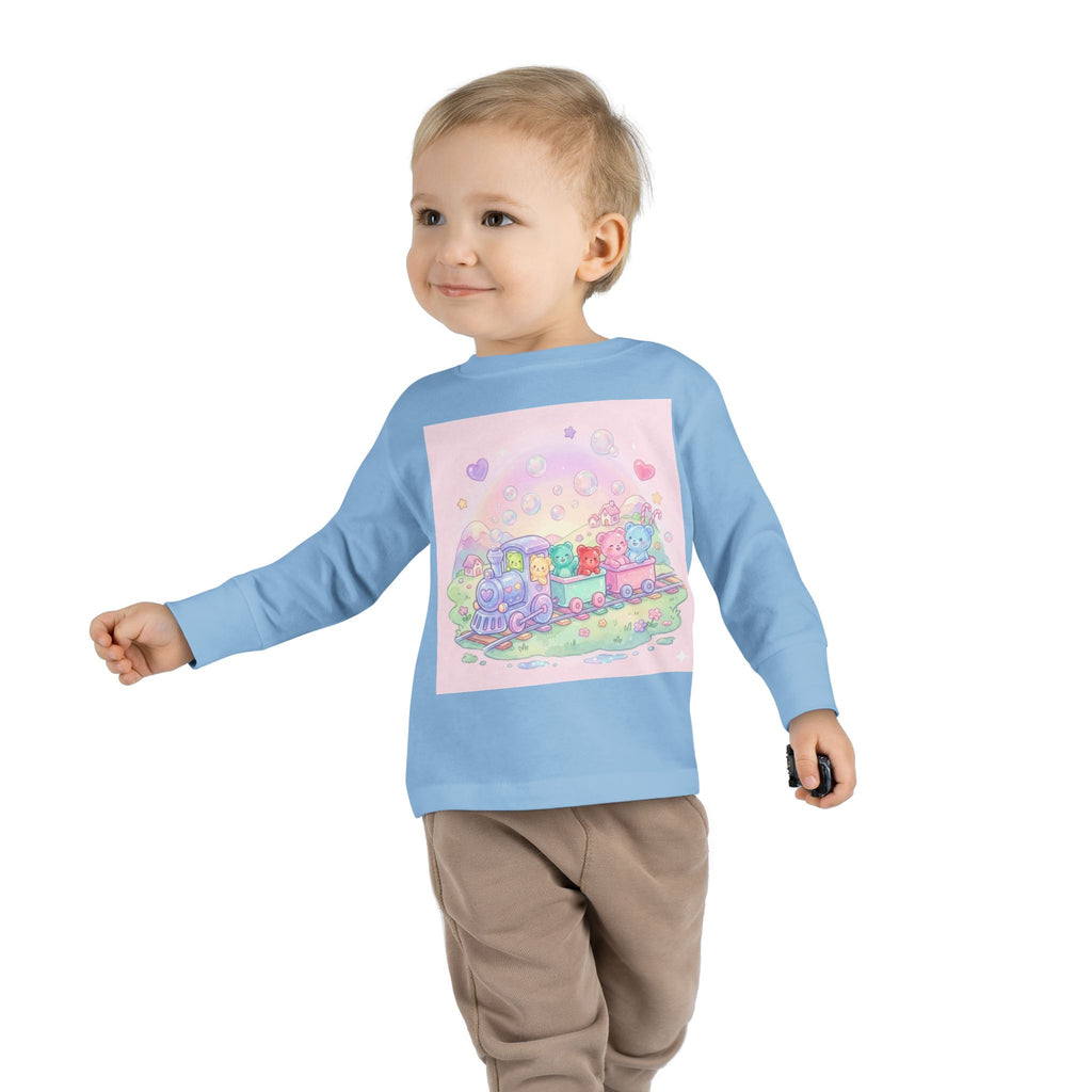 Choo-Choo Train with Friends, Oozy Bear Gummy Fun Trip- Graphic Long Sleeve Shirt