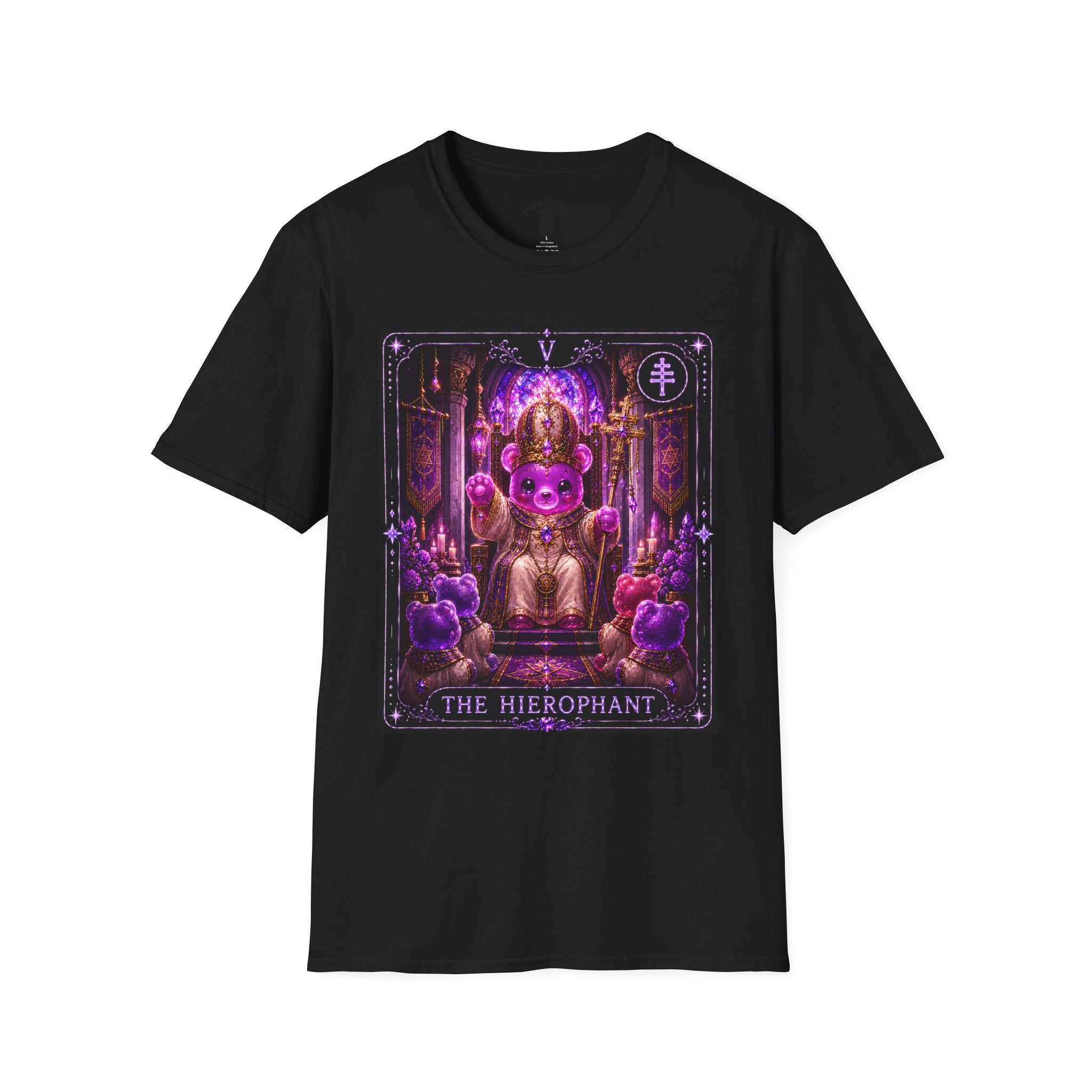 The Hierophant Tarot Mystic Oozy Bear Friend Special Addition- Graphic Shirt