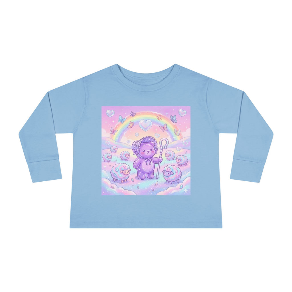 Sweet Dreams, Cotton Candy Sheep & Oozy Shepard of Snoozes_ Graphic Long Sleeve
