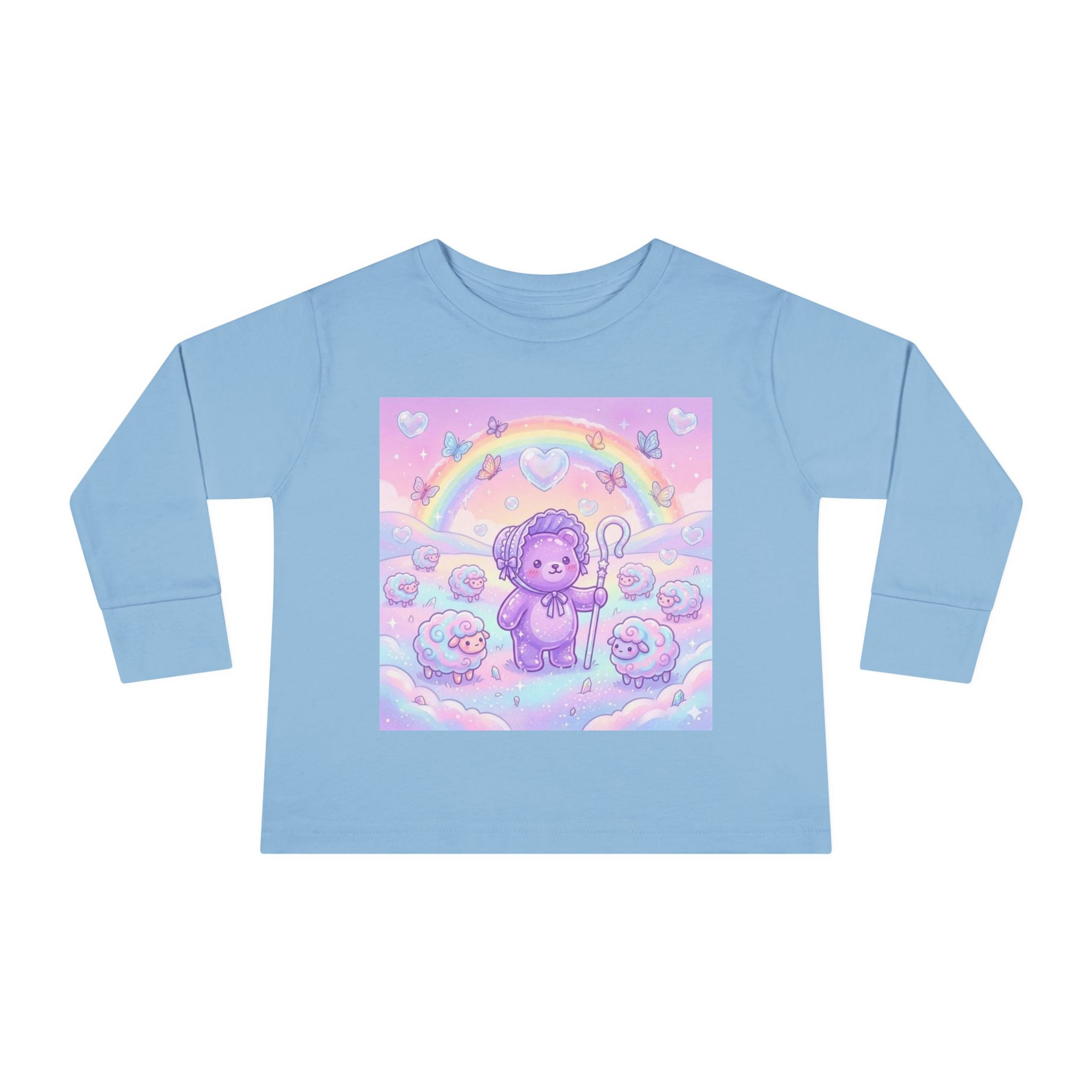 Sweet Dreams, Cotton Candy Sheep & Oozy Shepard of Snoozes_ Graphic Long Sleeve