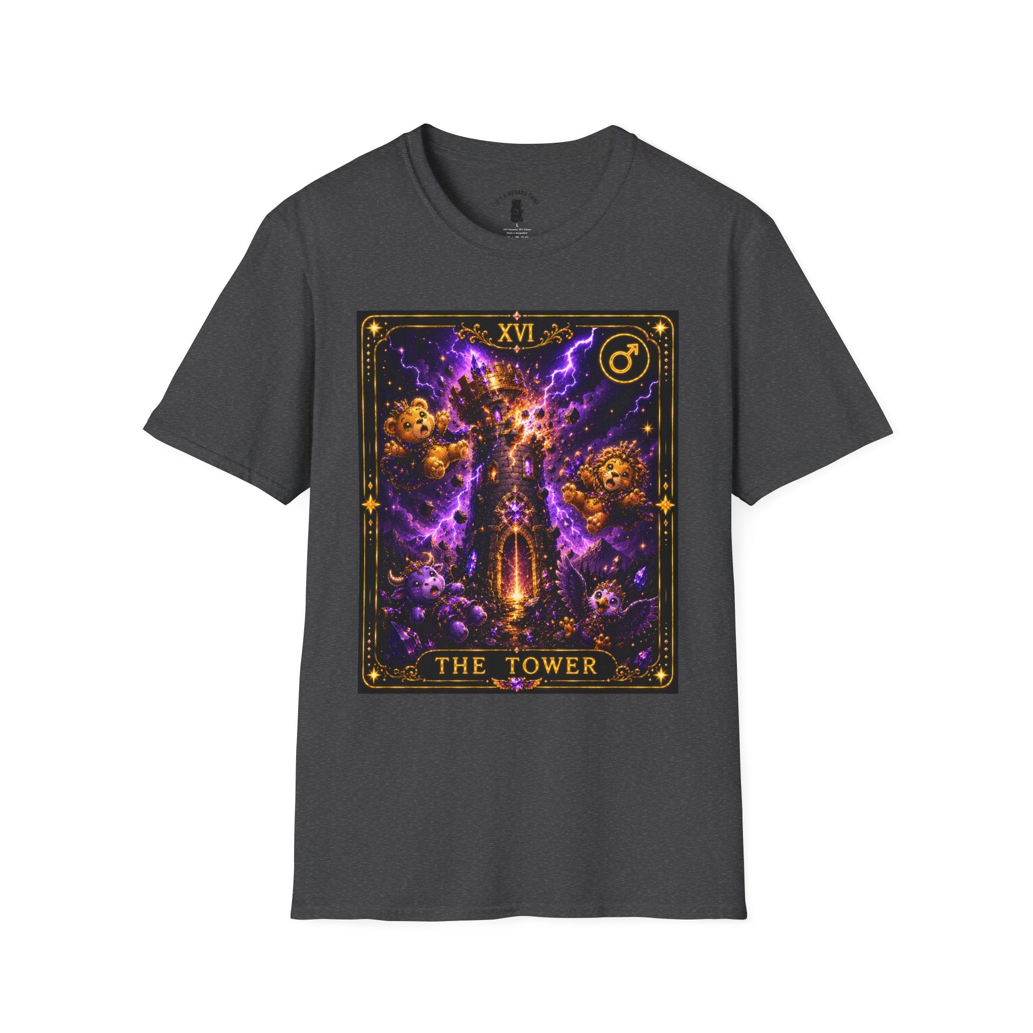 The Tower Tarot Card Oozy Bear Friends Special Addition- Graphic Shirt
