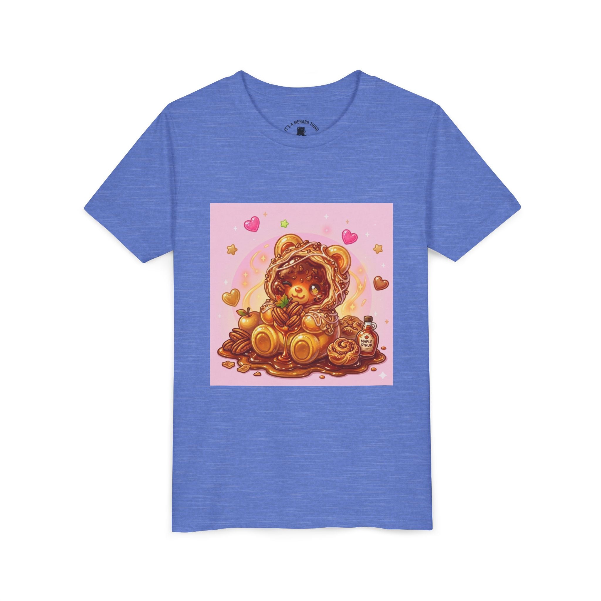 Cinnamon, Butter & Pecan Danish Gooey Gummy Bear Youth T-Shirt