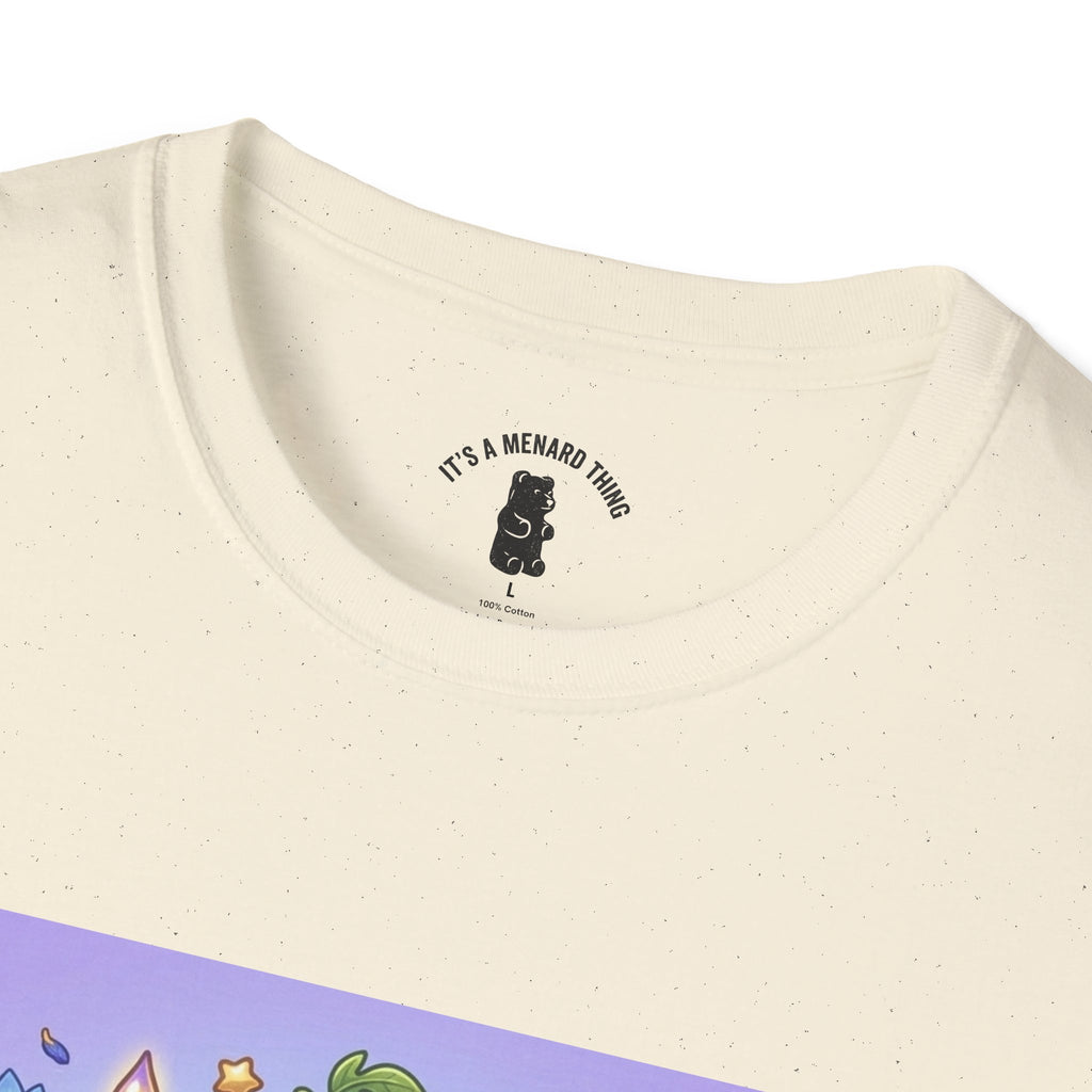 Blue Lotus Tea, Exotic Gooey Gummy Bear — Kawaii Graphic T-Shirt