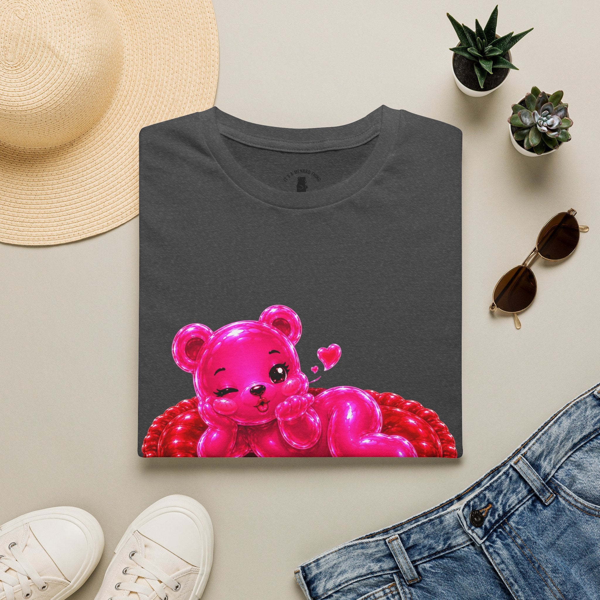Valentines Addtion, Love me Long time Oozy Bear- Graphic Shirt (Adult Only)