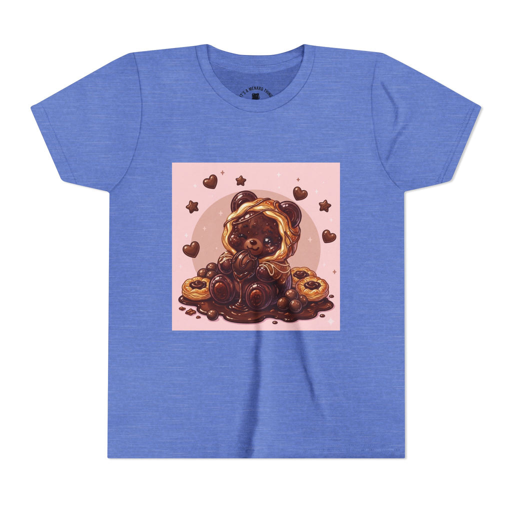 Chocolate Danish Gooey Gummy Bear Cute Kids Shirt
