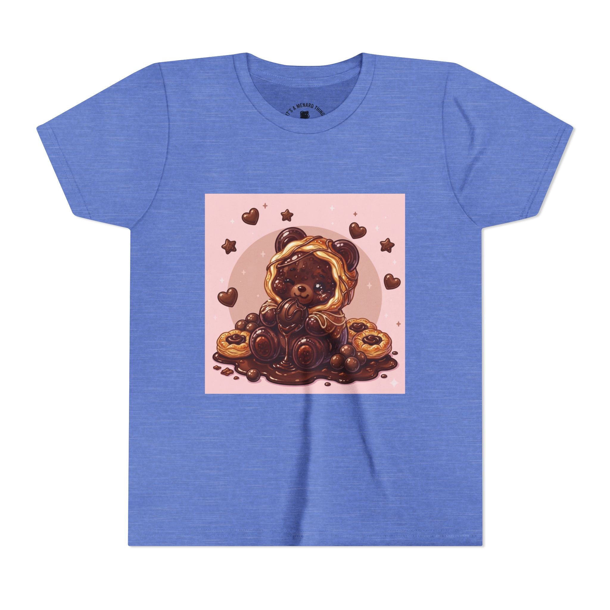 Chocolate Danish Gooey Gummy Bear Cute Kids Shirt