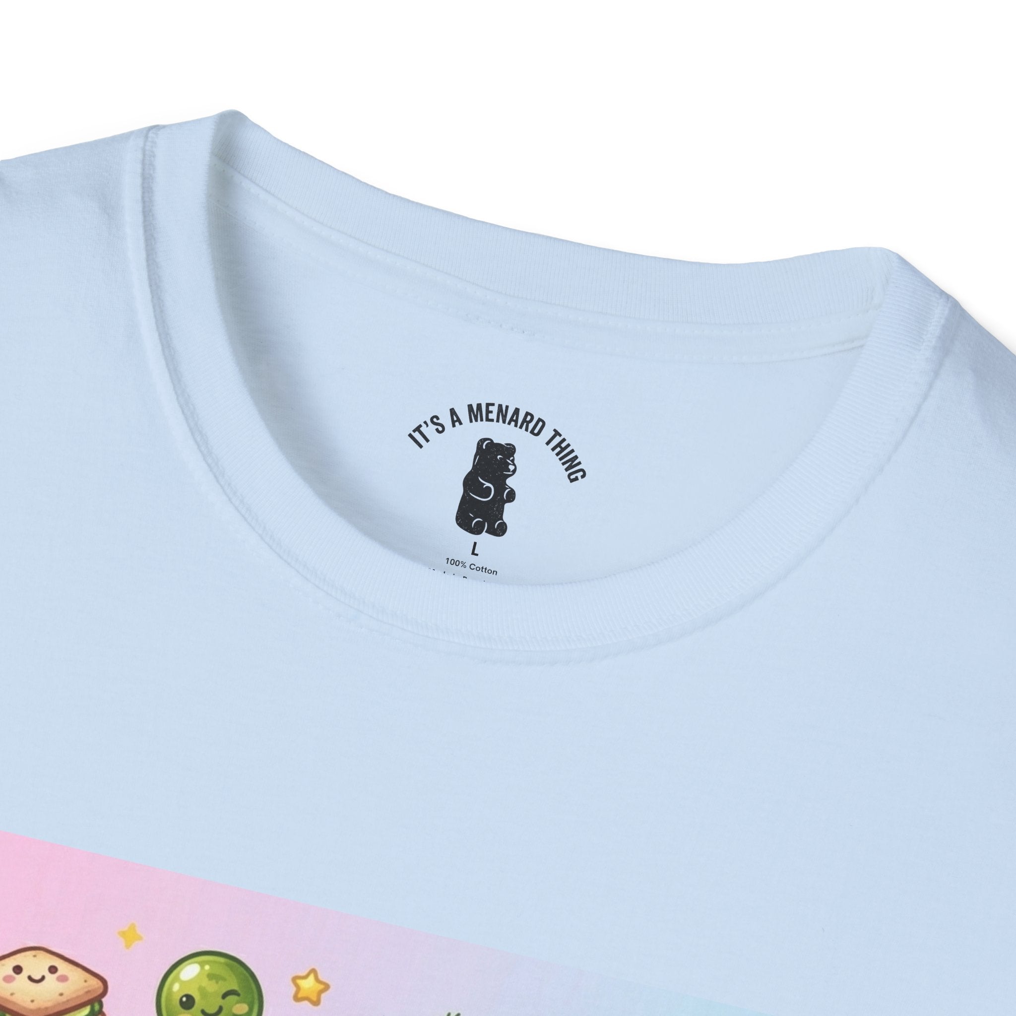 Sour Dill Pickle, Exotic Gooey Gummy Bear — Kawaii Graphic T-Shirt