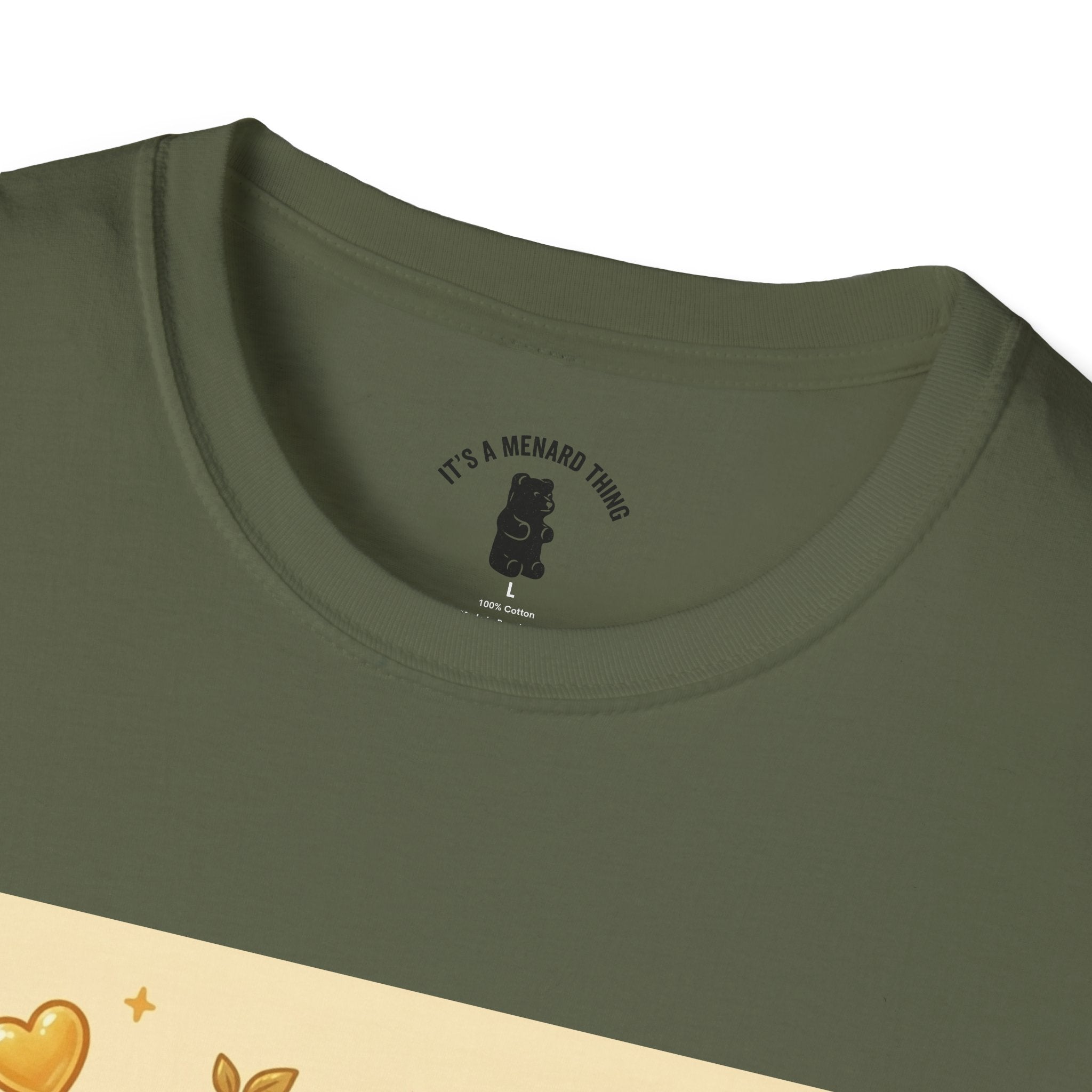 Honey Iced Tea on a Hot Day, Gooey Gummy Bear Tee — Cute Graphic T-Shirt