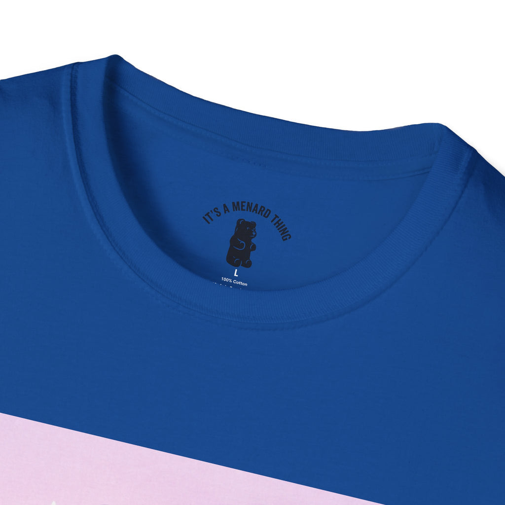 Cute Blue Iced Milkshake, Gooey Gummy Bear — Pastel Kawaii Graphic Tee