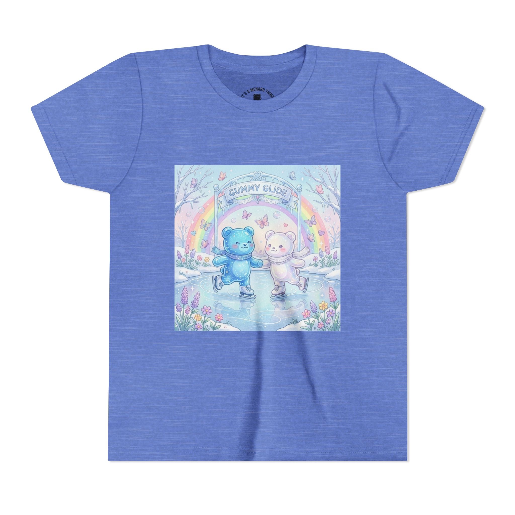 Ice Skating Gooey Gummy Bears- Youth T-Shirt
