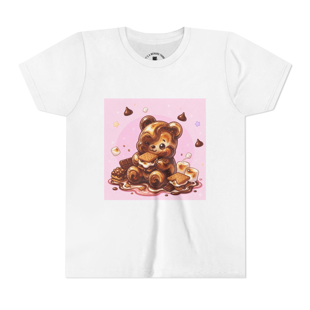 Chocolate, Marshmello S'more Gooey Fudge Gummy Bear Dessert Graphic Tee