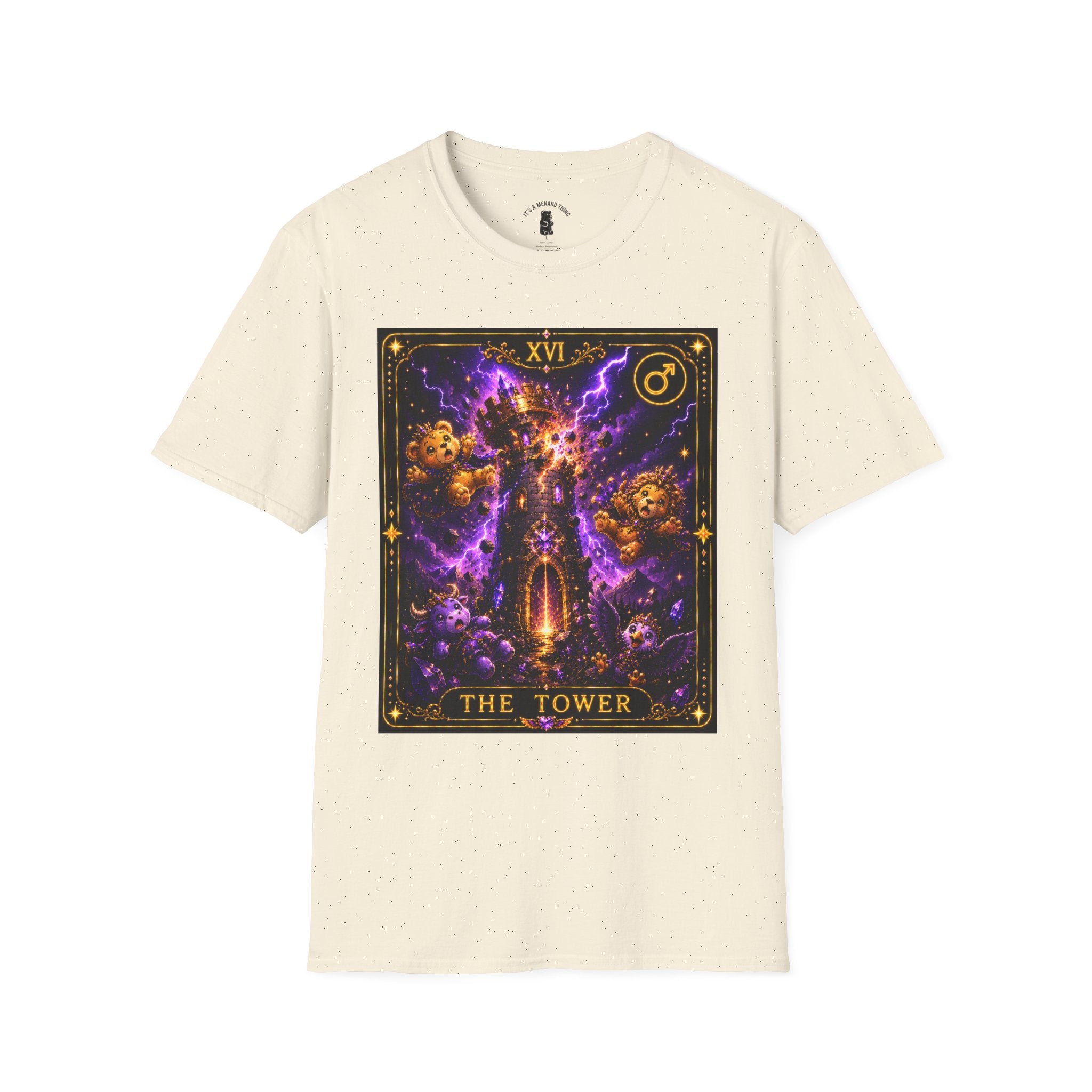 The Tower Tarot Card Oozy Bear Friends Special Addition- Graphic Shirt