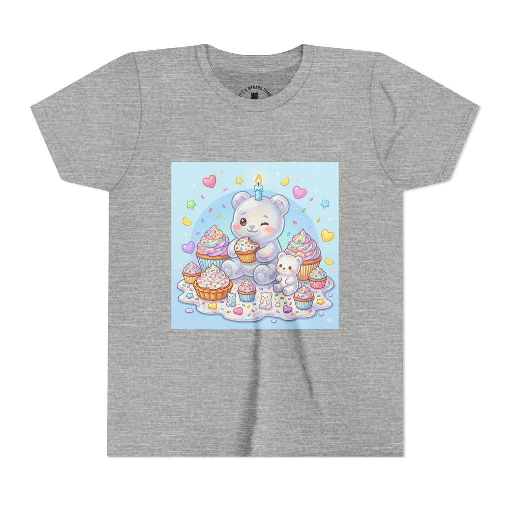 Kawaii Gooey Gummy Birthday Bears — Cute Pastel Dessert Graphic Shirt