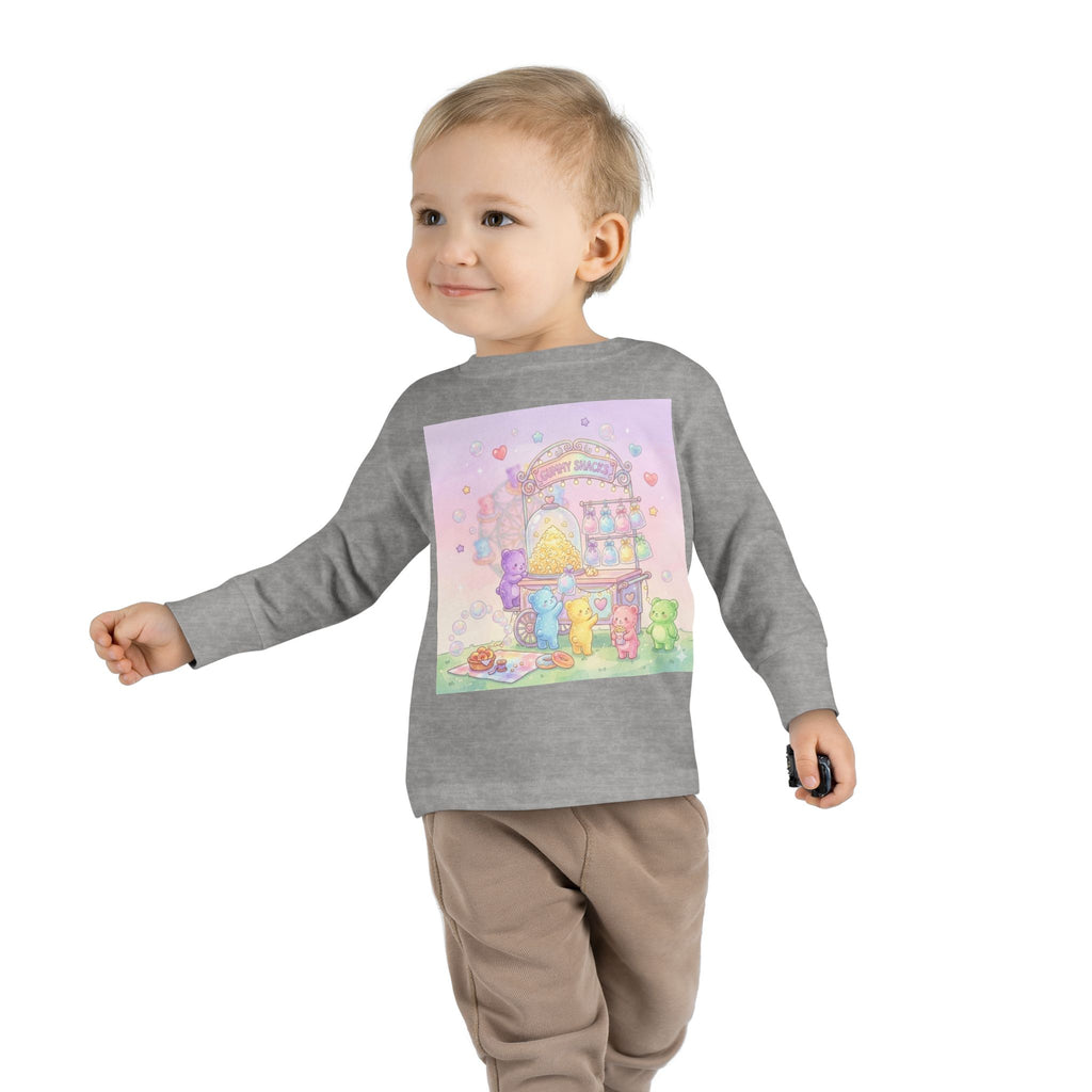 Special Candy Cart, Carnival Oozy Bear Friends- Graphic Long Sleeve Shirt