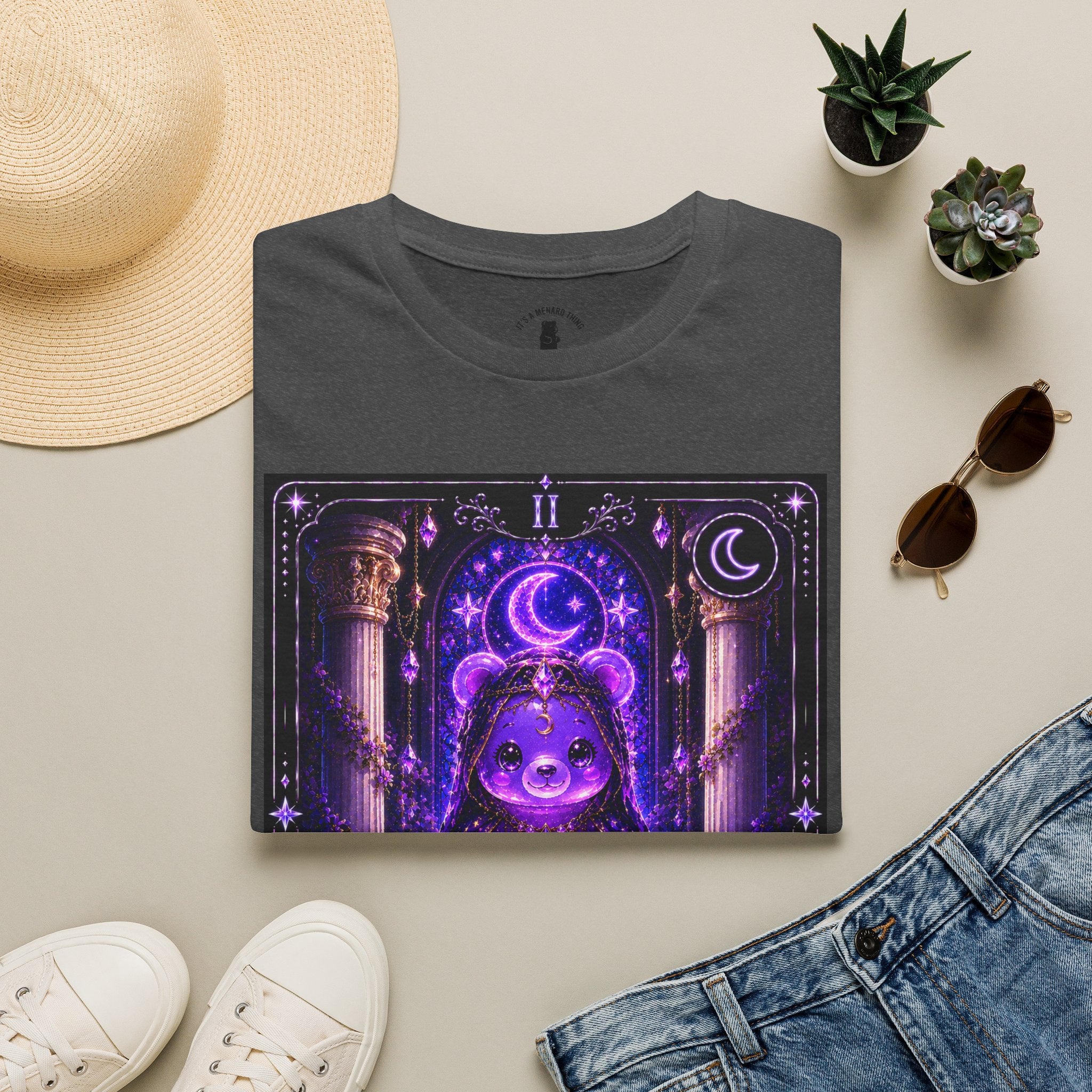 The High Priestess Tarot Mystical Oozy Bear Special Addition- Graphic Shirt