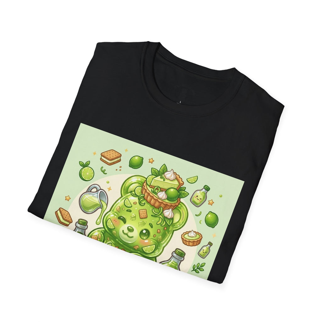 Keylime cream Pie, Exotic Gooey Gummy Bear — Kawaii Illustration T-Shirt