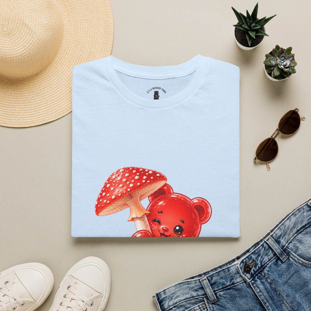 The Fly Agaric Fungi Special, Red Oozy Bear Gummy Friend- Graphic Shirt