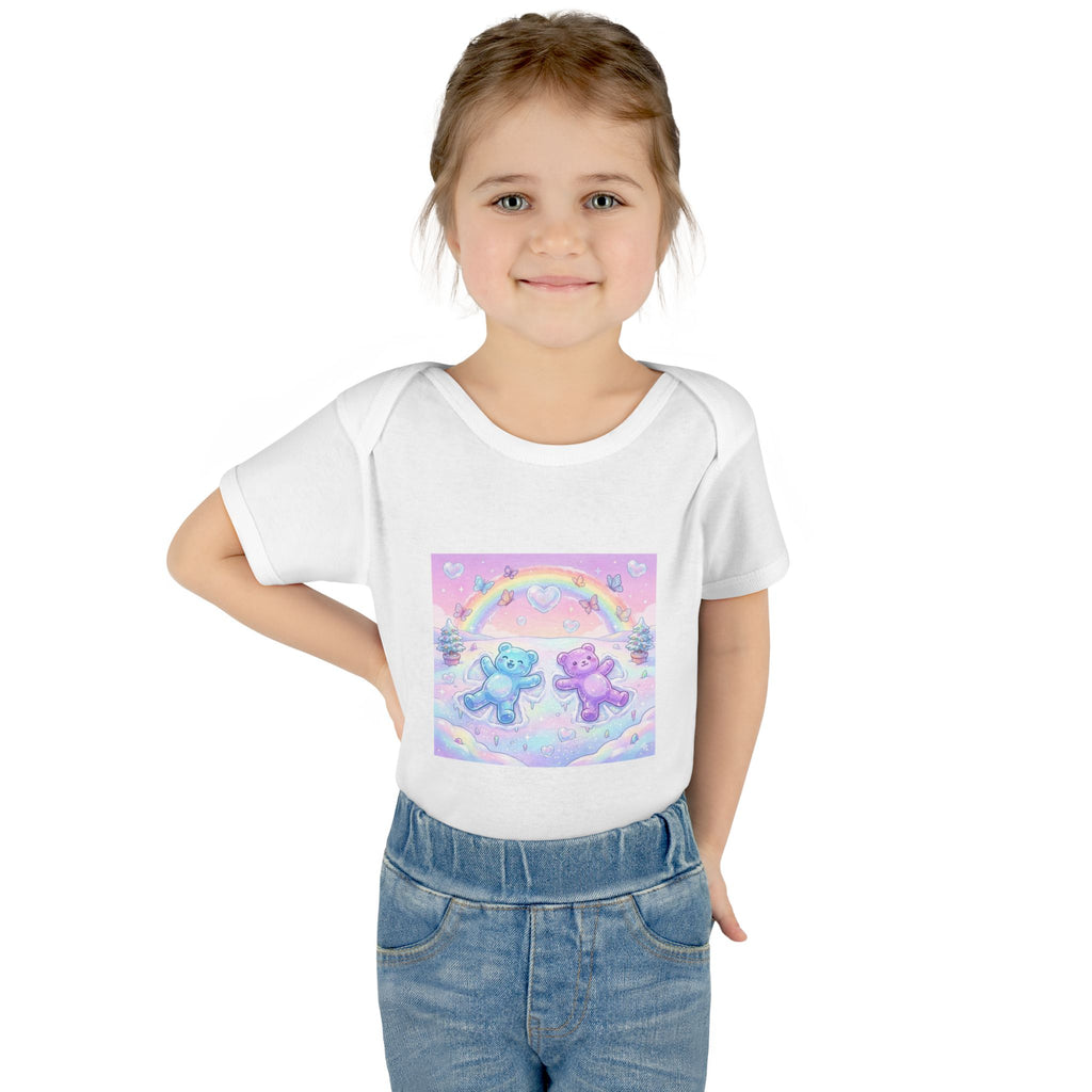Twin Snow Angel Gooey Gummy Bears Infant Bodysuit — Cute Baby Onesie