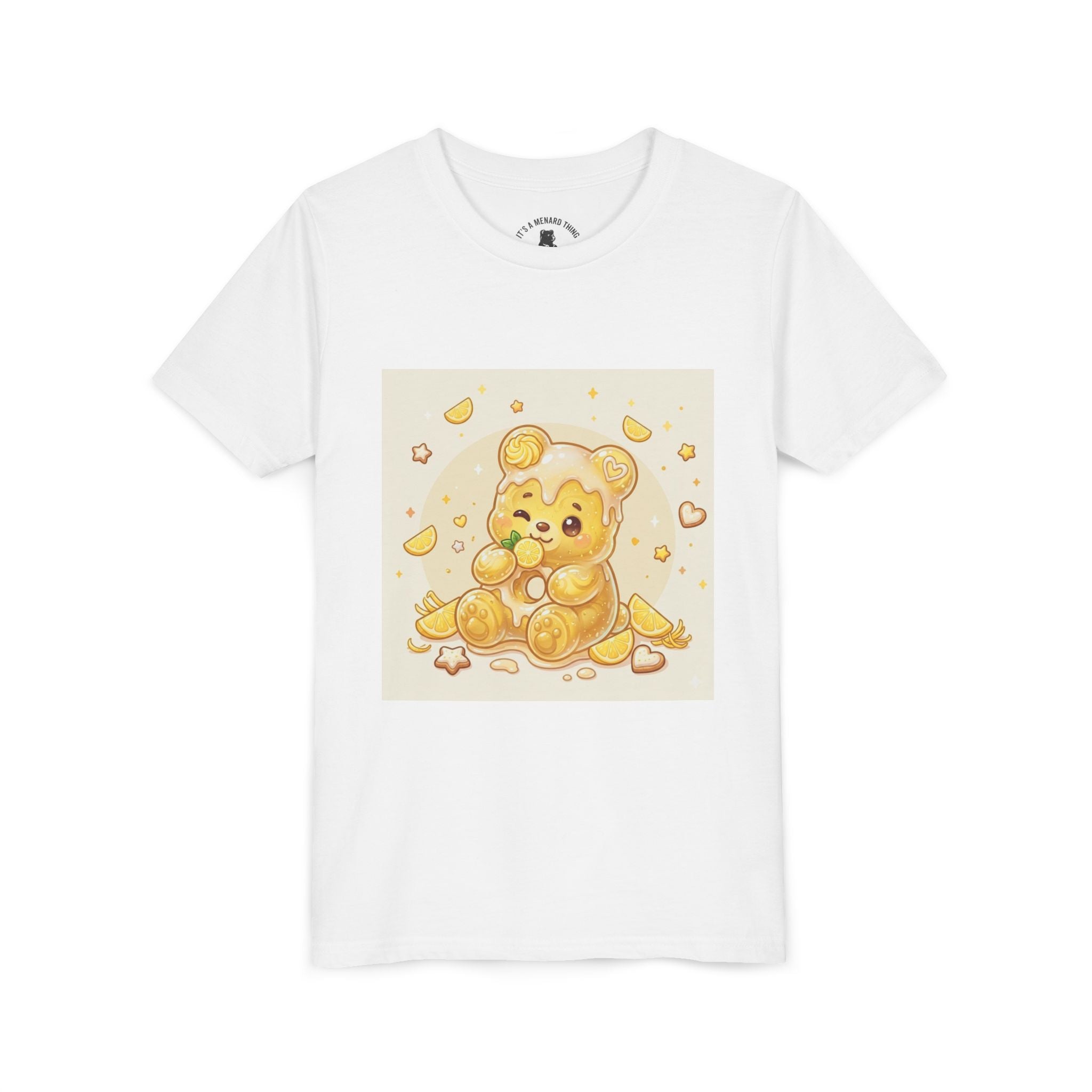 Lemon Bunt Cake Gooey Gummy bear Kids Shirt